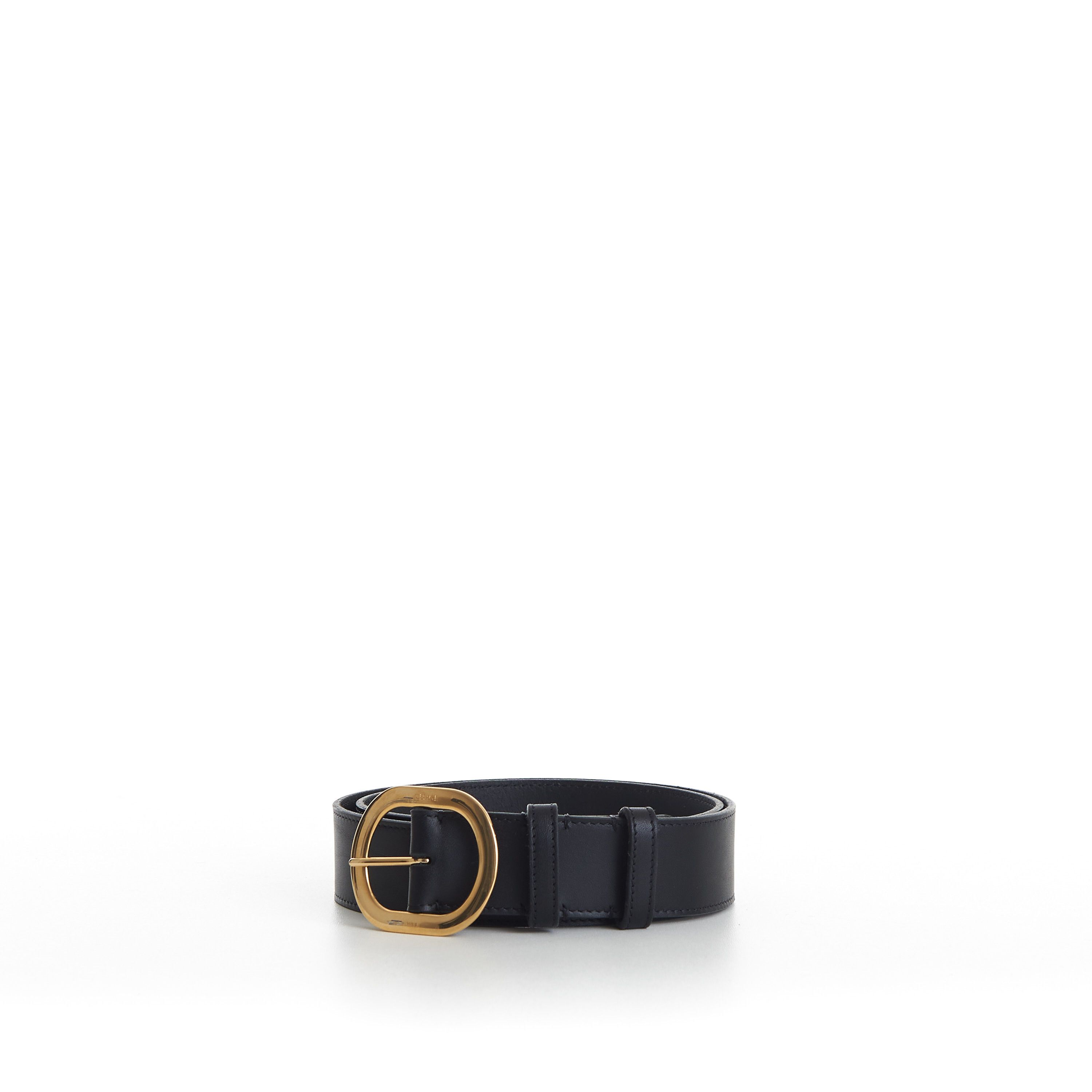 Celine Black Leather Large Lulu Belt - Vintage Calfskin Size80 Size ONE SIZE - 2 Thumbnail