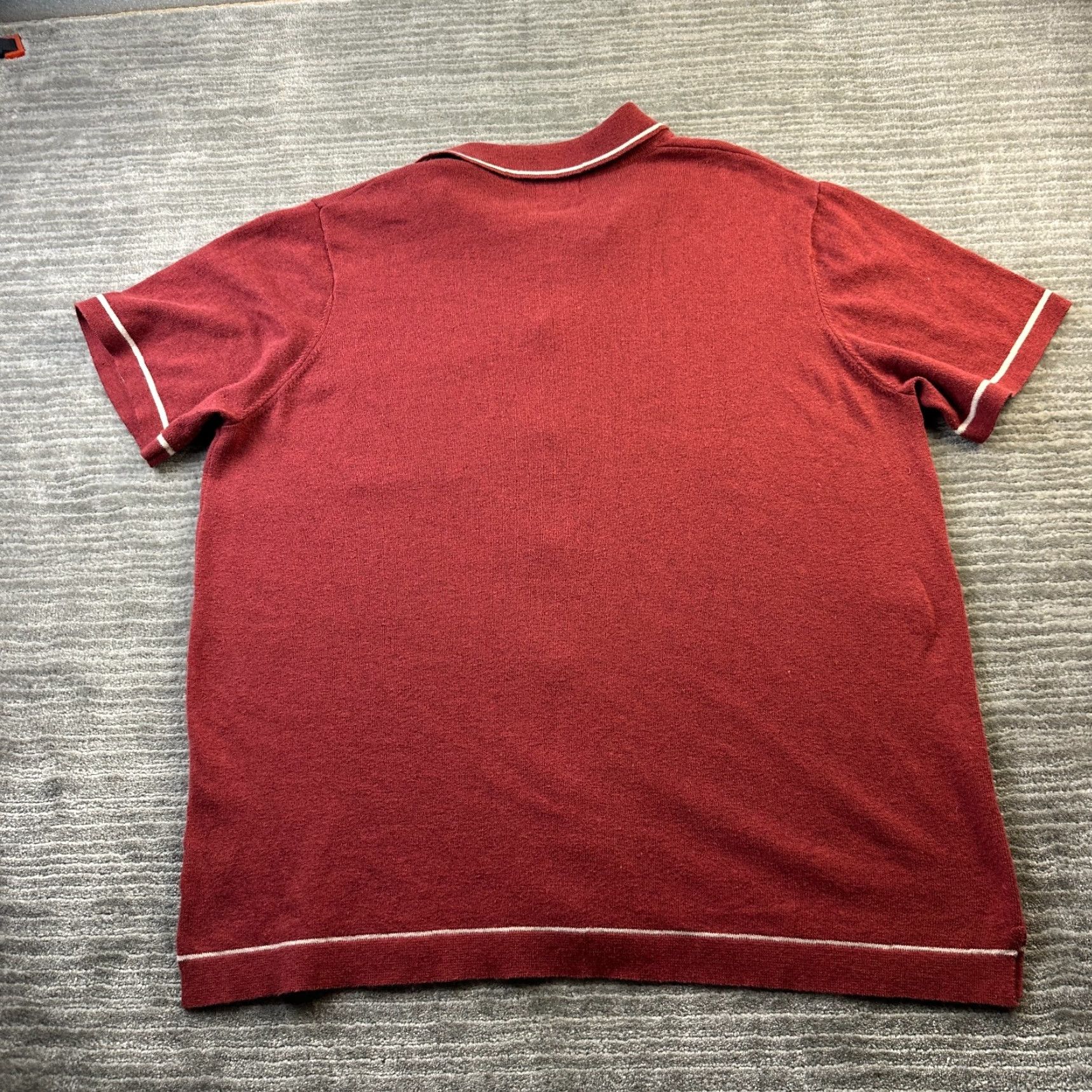 Marine Layer Marine Layer Shirt Mens Extra Large Red Button Up Size US XL / EU 56 / 4 - 2 Thumbnail