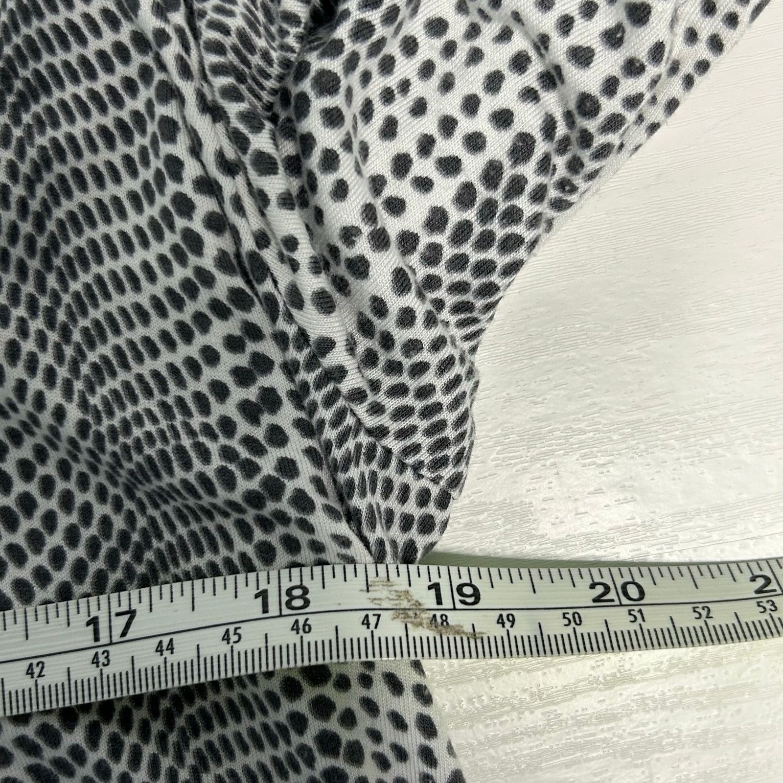 Apt. 9 Apt 9 Black White Spotted Layered Pleated Hem Blouse XL Size XL / US 12-14 / IT 48-50 - 10 Thumbnail
