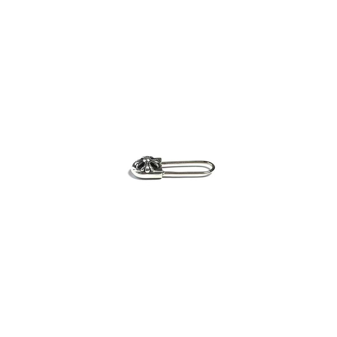Chrome Hearts Chrome Hearts Silver Cross Safety Pin Earring Size ONE SIZE - 2 Thumbnail