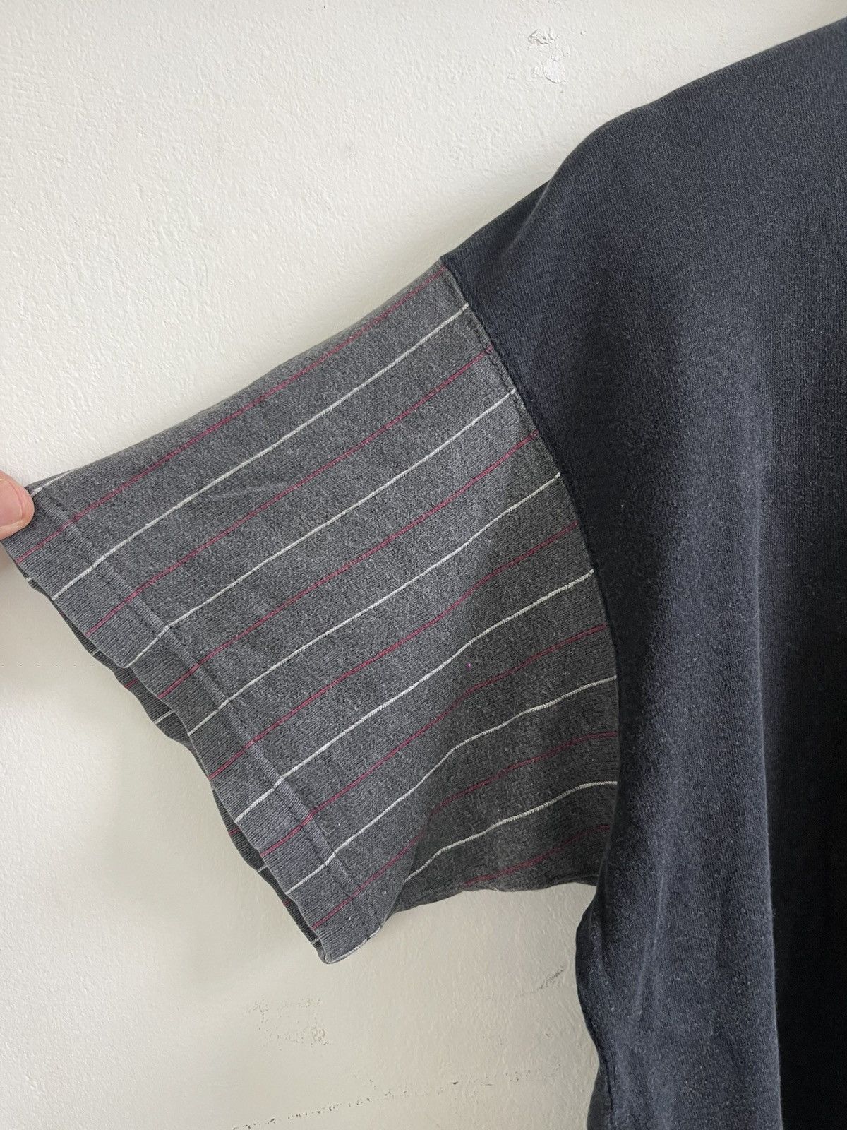 Comme des Garcons Homme Vintage 90s Comme Des Garçons Homme stripes sleeve Tshirt Size US L / EU 52-54 / 3 - 4 Thumbnail
