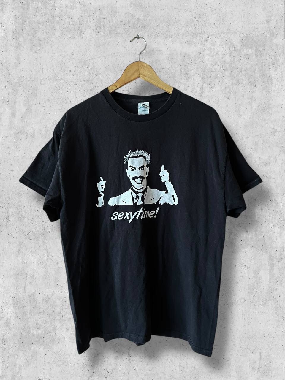 Vintage BORAT movie SEXYTIME! Vintage 2006 tee t shirt boxy Size US L / EU 52-54 / 3 - 1 Thumbnail