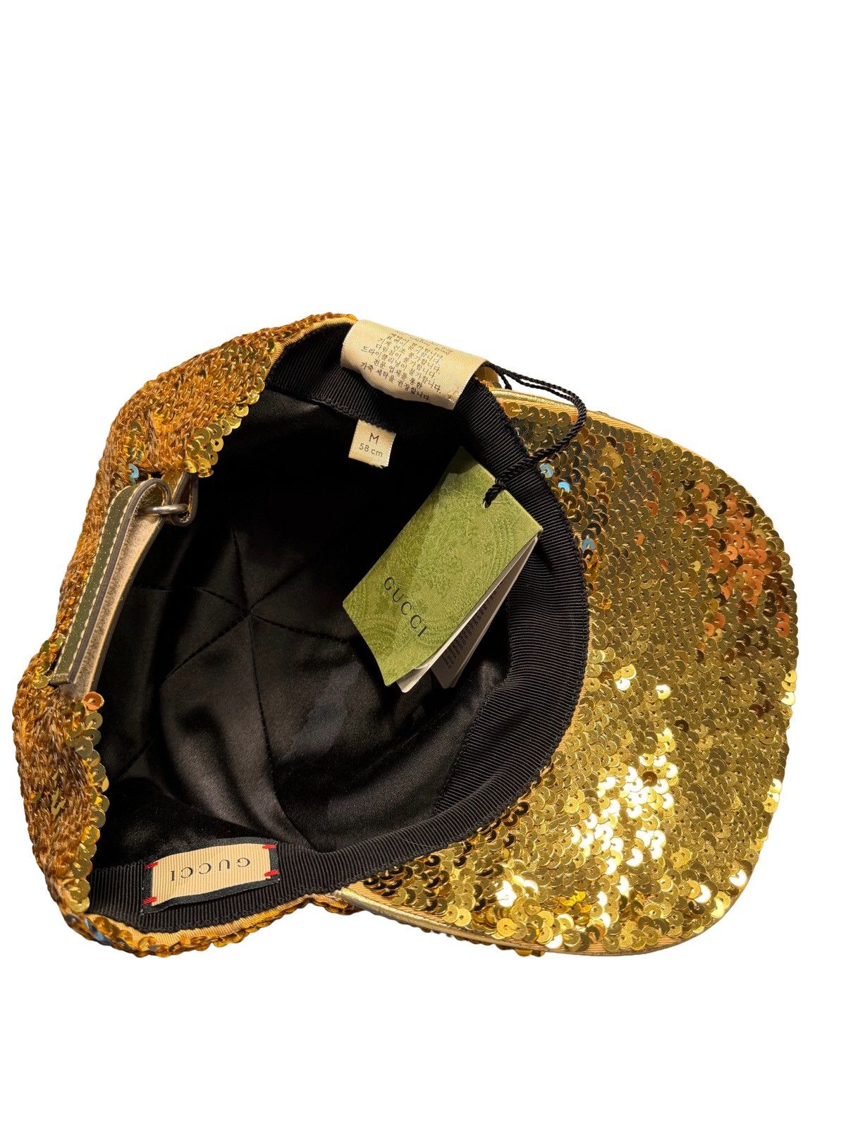 Gucci Gucci Gold Sequin Hat Size ONE SIZE - 3 Thumbnail