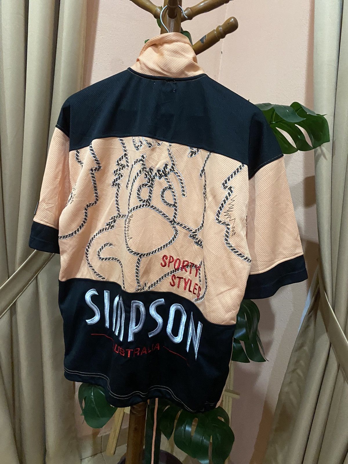 Vintage VINTAGE SIMPSON MOTORCYCLE JERSEY Size US M / EU 48-50 / 2 - 9 Thumbnail