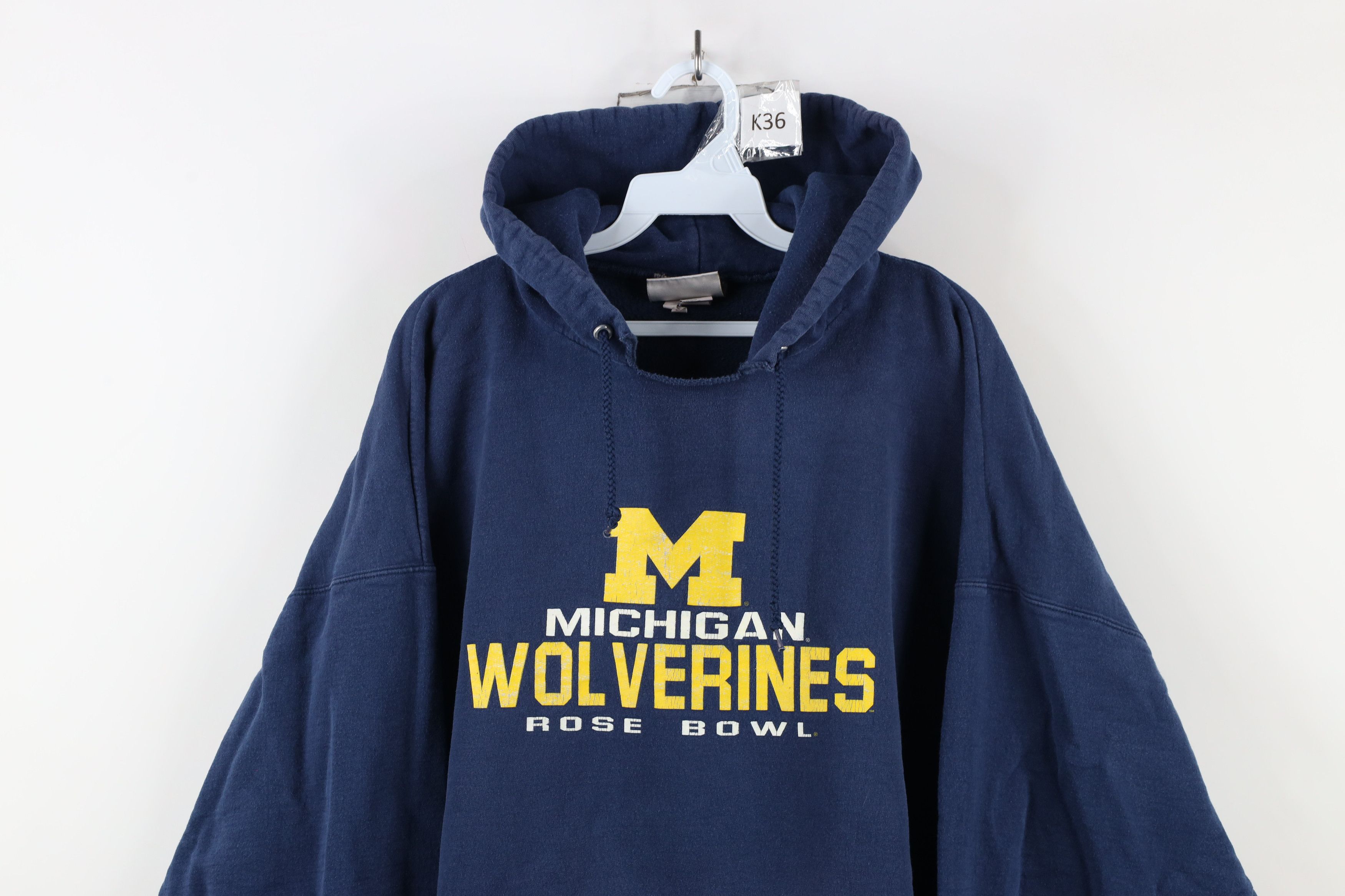 Vintage Vintage Rose Bowl University of Michigan Football Hoodie Size US XXL / EU 58 / 5 - 2 Thumbnail