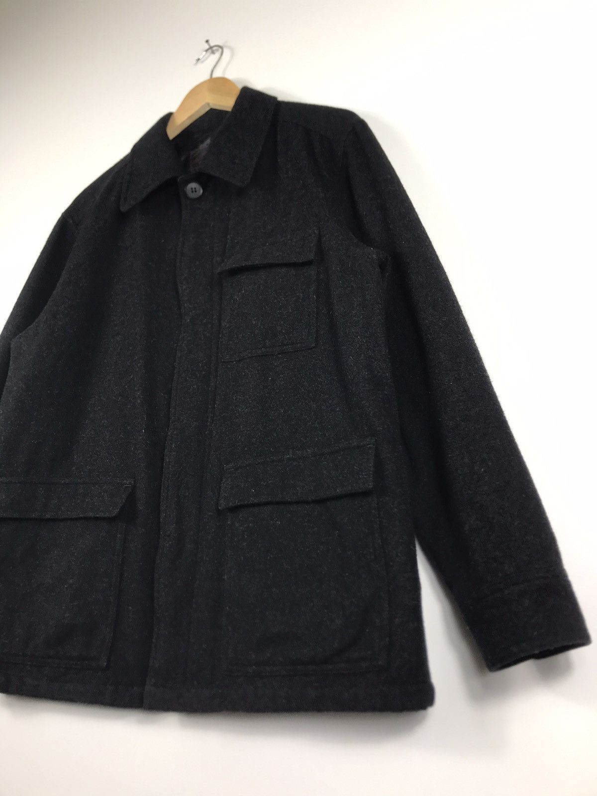 Japanese Brand × Takeo Kikuchi ⚡️Vintage Takeo Kikuchi Wool Button Chore Shirt Jacket Size US M / EU 48-50 / 2 - 3 Thumbnail
