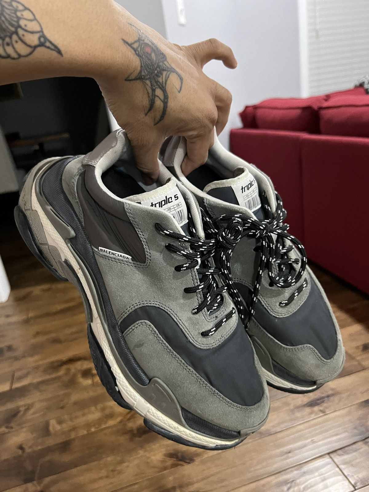 Balenciaga Balenciaga Triple S sneakers Size US 9.5 / EU 42-43 - 19 Thumbnail