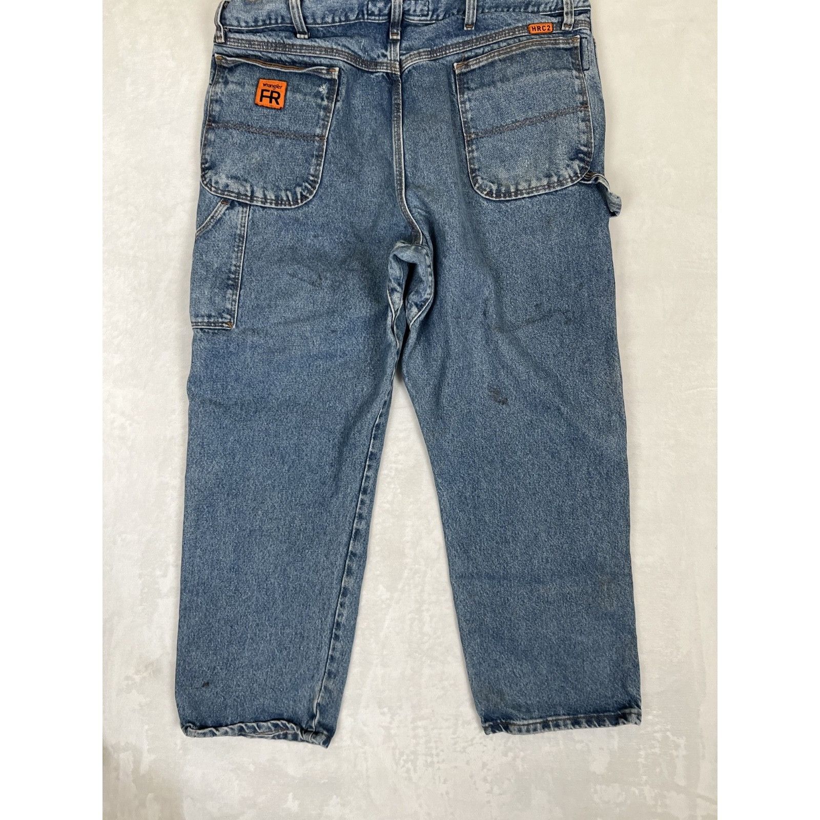 Wrangler Wrangler FR Riggs Jeans Mens 40x30 Blue Carpenter Denim Work Size US 40 / EU 56 - 9 Thumbnail