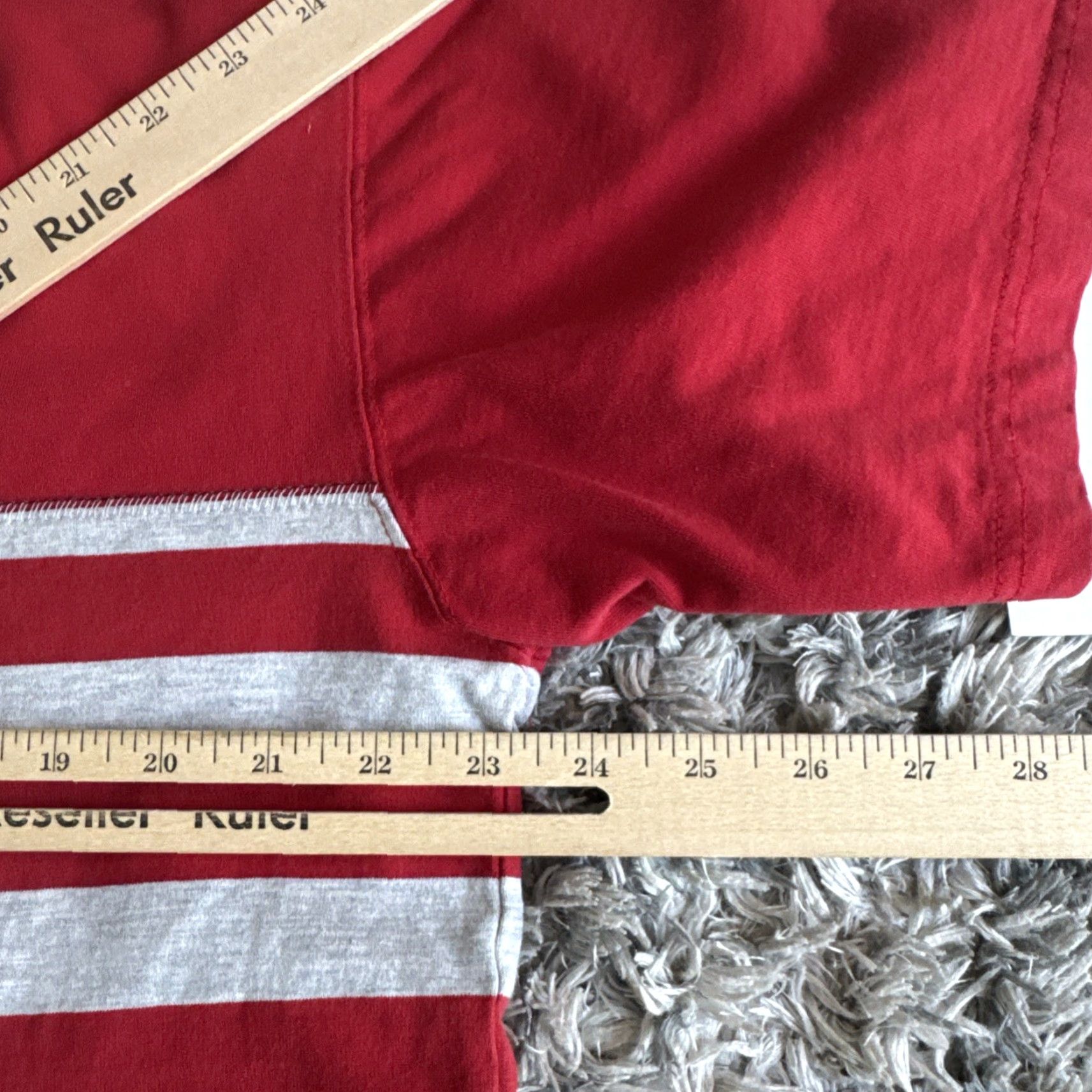 Pepe Jeans VINTAGE Pepe Jeans Polo Shirt Men XL 90s Red Gray Quarter Button Up Y2K T Shirt Size US XL / EU 56 / 4 - 6 Thumbnail