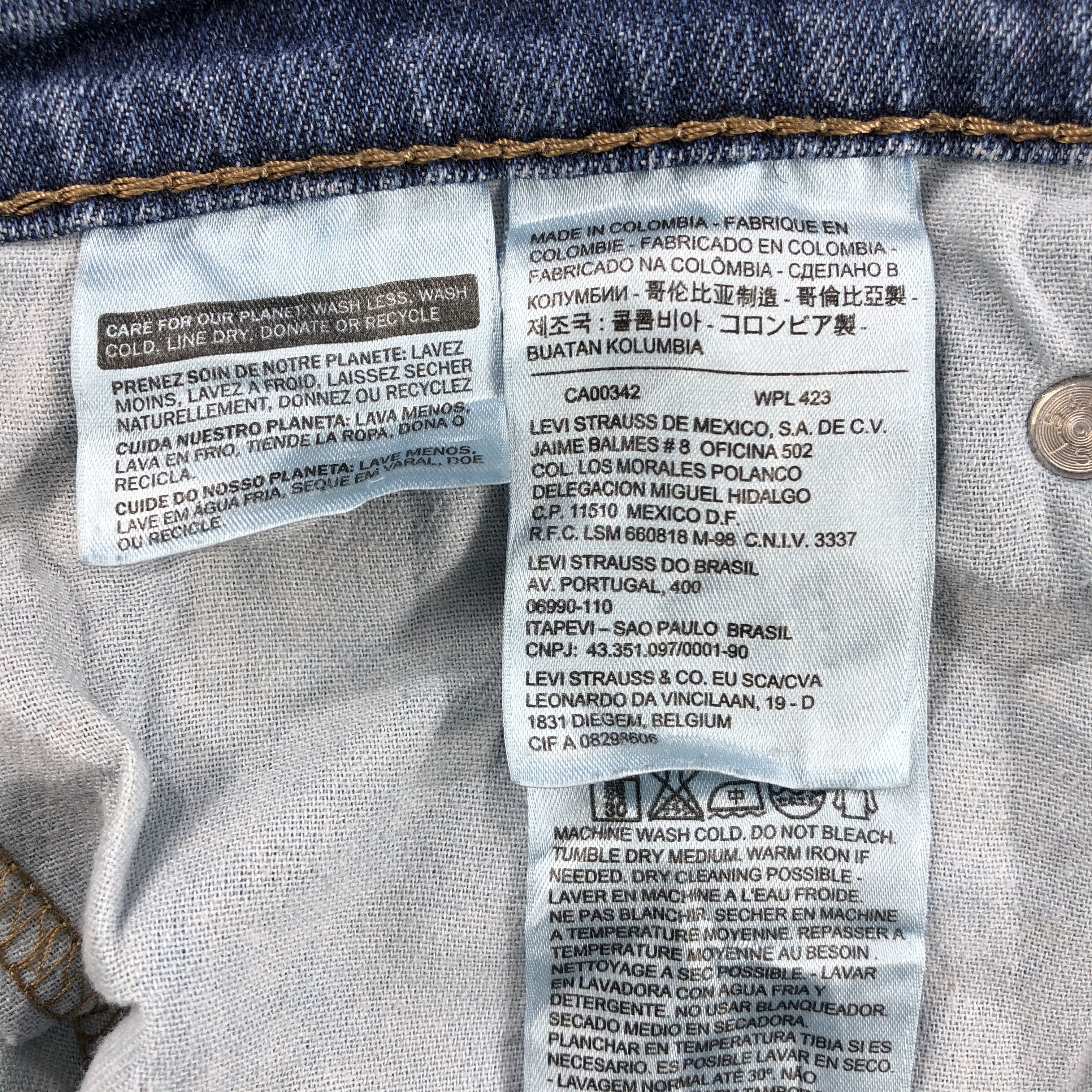 Levi's × Vintage Vintage Levis 510 Jeans-JM1210 Size US 34 / EU 50 - 11 Thumbnail