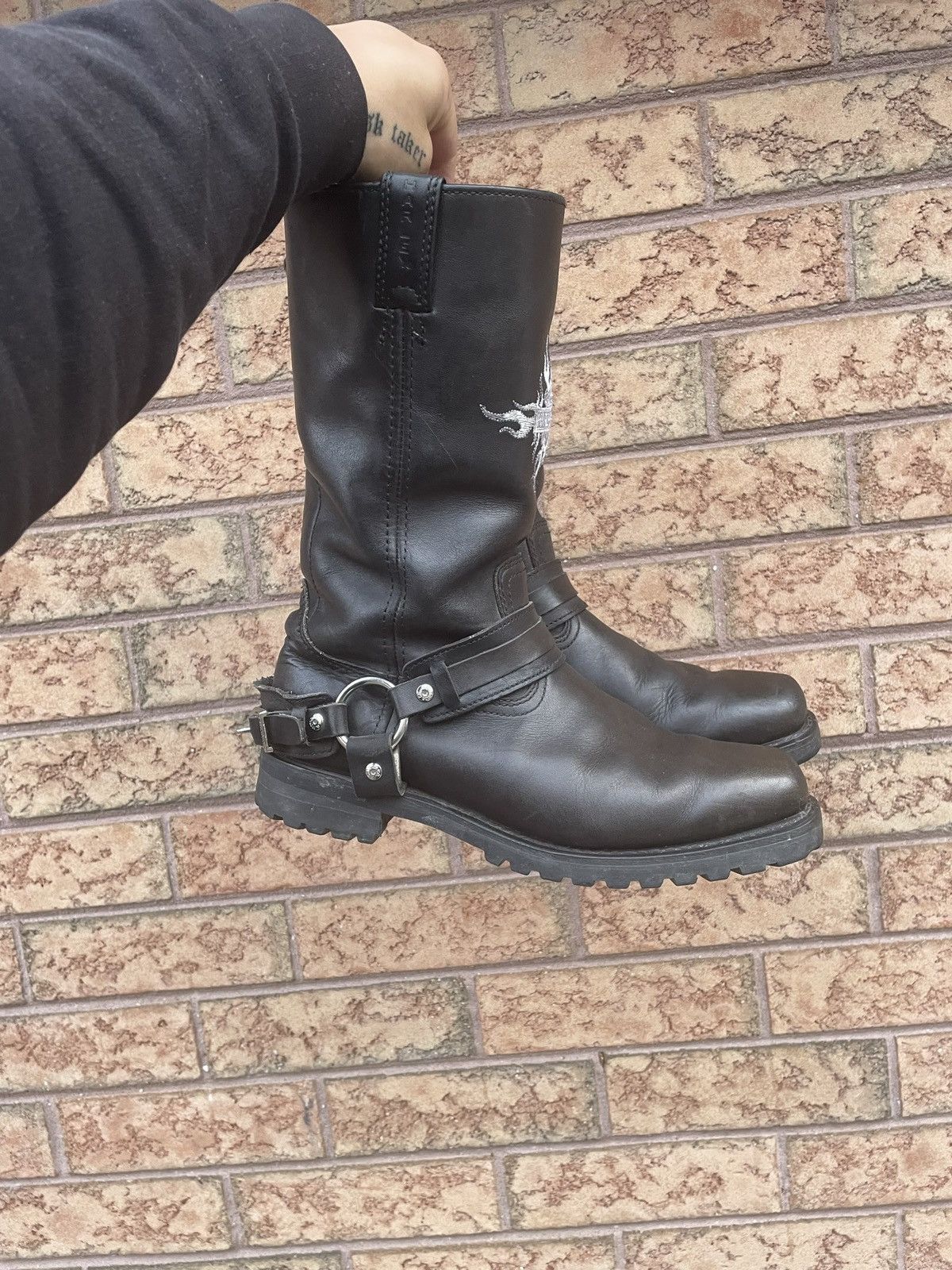 Vintage Vintage Harley Motorcycle Engineering Boots Size US 10 / EU 43 - 2 Thumbnail