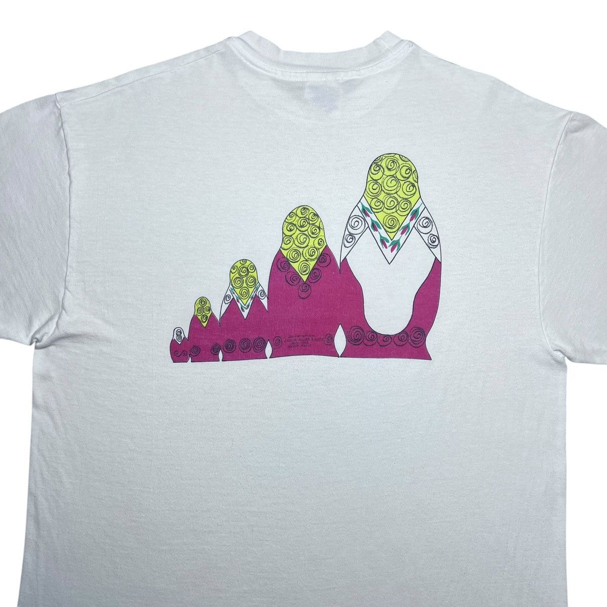 Other Vintage 1990s Matryoshka Doll Lydia Ruyle Art Graphic TShirt Size US L / EU 52-54 / 3 - 9 Thumbnail