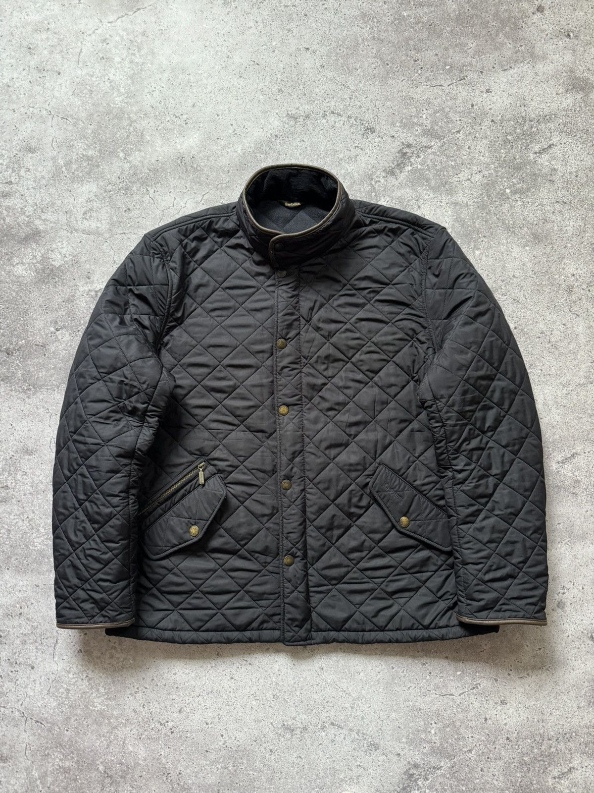 Barbour Barbour Powell Quilt Black Jacket Men’s Medium Size US XXL / EU 58 / 5 - 1 Thumbnail