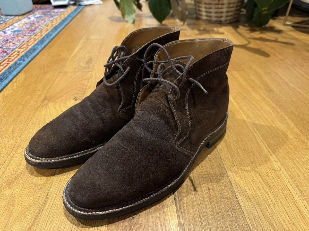 Barneys New York × Crockett & Jones Crockett & Jones x Barneys NY - Barnstable Boot Brown Suede Size US 8.5 / EU 41-42 - 1 Thumbnail