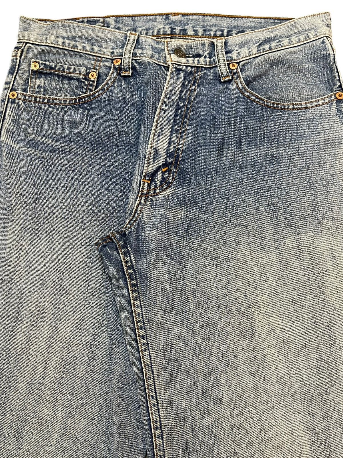 Levi's Vintage 80s Levis 502 Blue Faded Wash Wide Leg Straight Fit Size US 31 - 4 Thumbnail