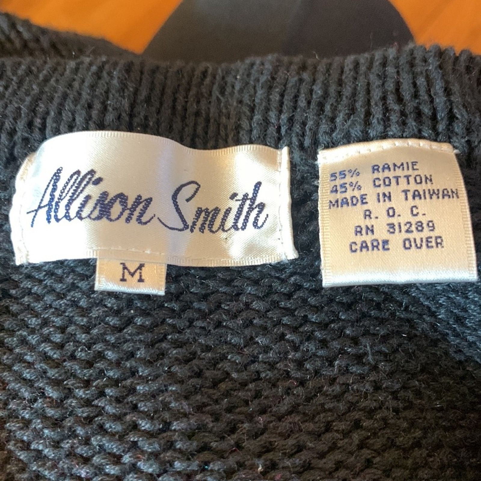 Vintage 80’s Allison Smith Roses floral chenille sweater Size M / US 6-8 / IT 42-44 - 11 Thumbnail