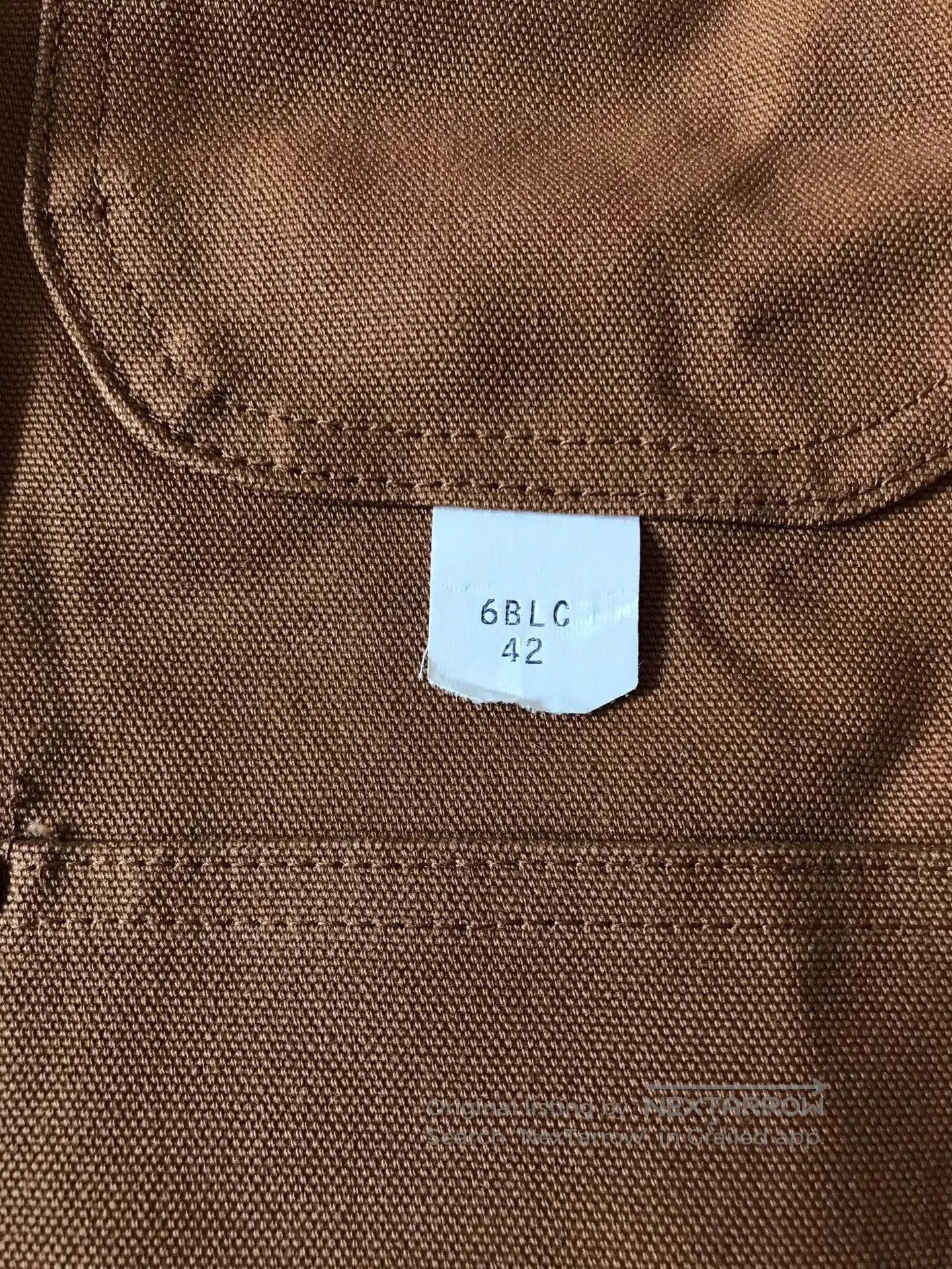 Carhartt 80s Carhartt 6BLC Brown Canvas Jacket. Size US XS / EU 42 / 0 - 8 Thumbnail