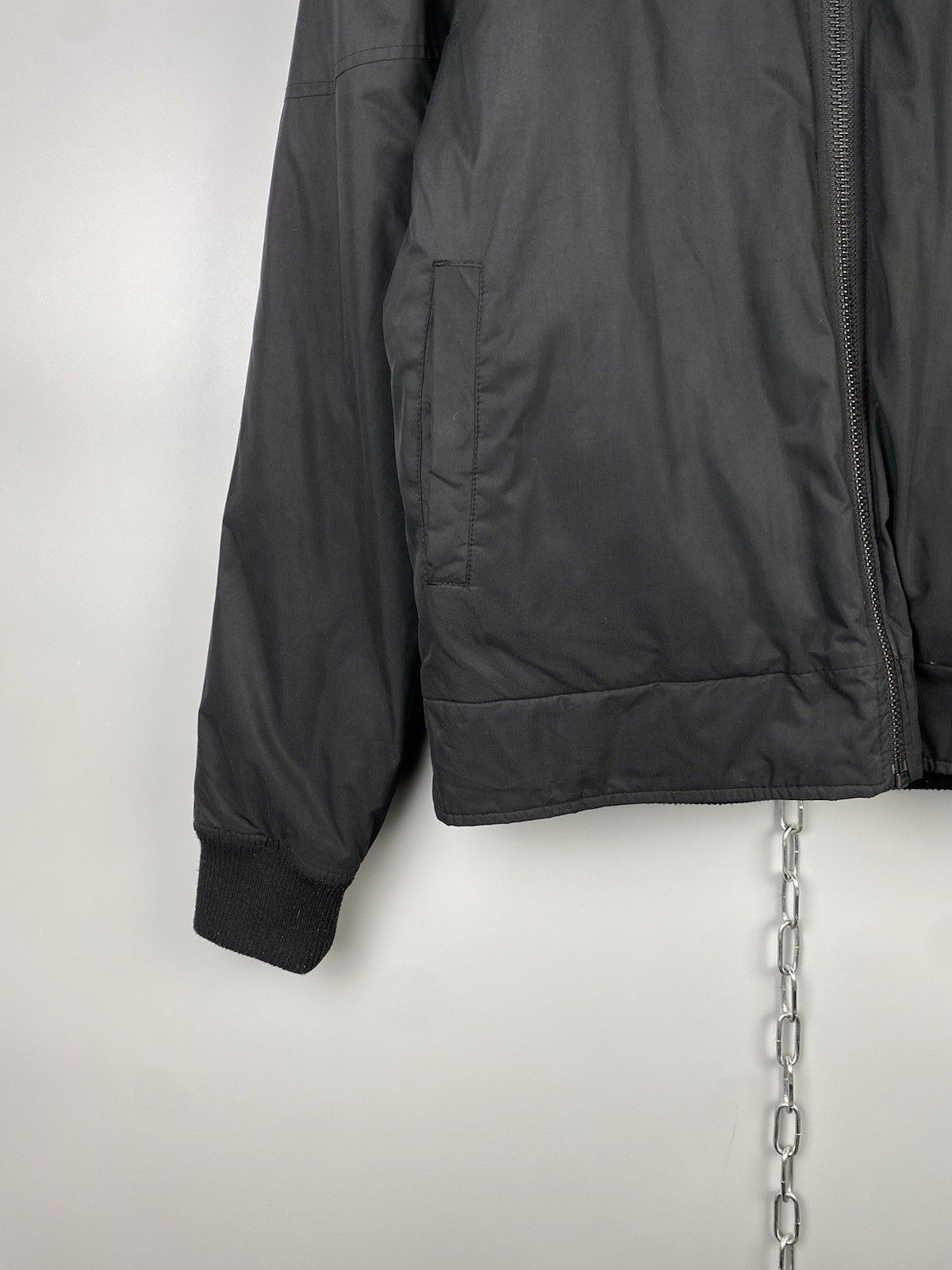 DENHAM Denham Black Full Zip Casual Bomber Jacket Size US M / EU 48-50 / 2 - 7 Thumbnail