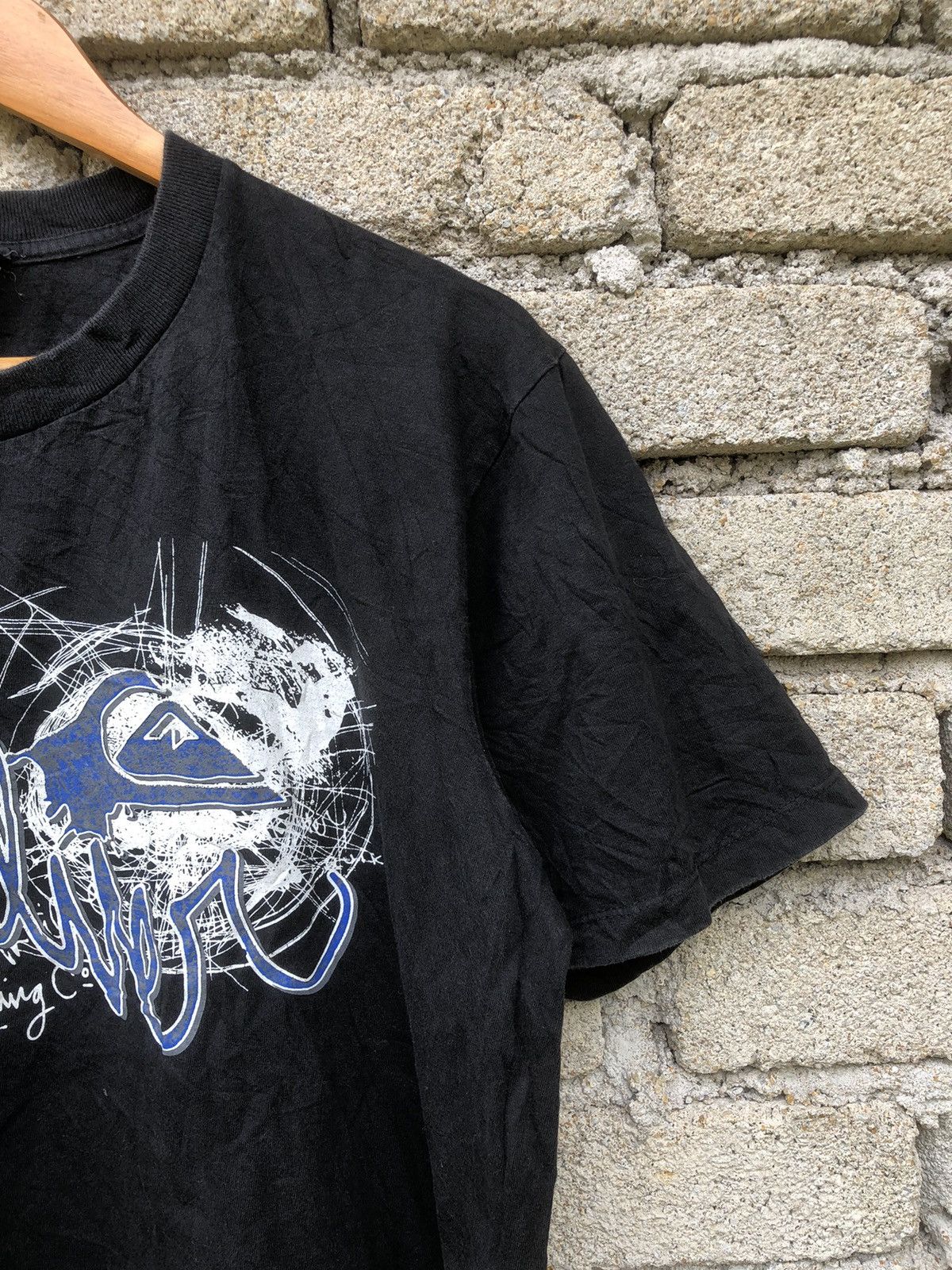 Quiksilver × Vintage Vintage Y2K Quiksilver Surfing Tshirt Size US L / EU 52-54 / 3 - 6 Thumbnail