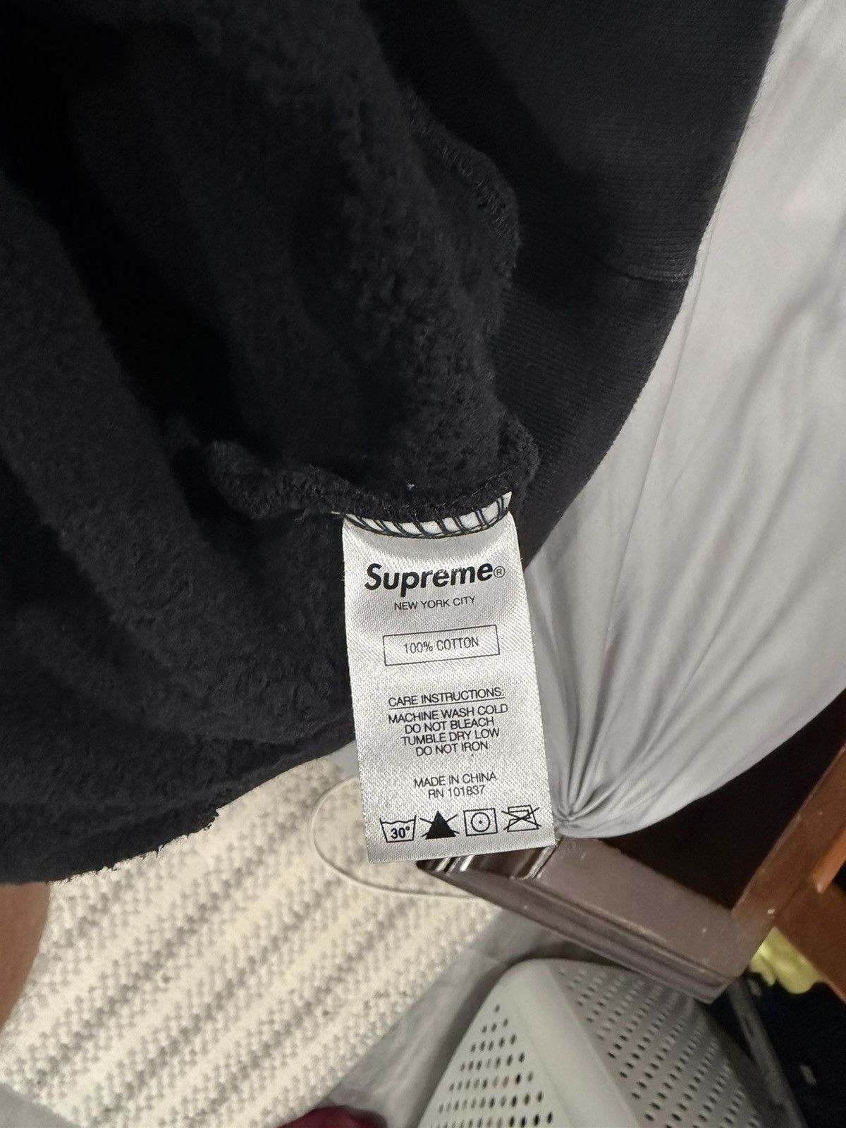 Fox Racing × Supreme Supreme x Fox Racing Hooded Sweatshirt Black XL FW20 Size US XL / EU 56 / 4 - 4 Thumbnail