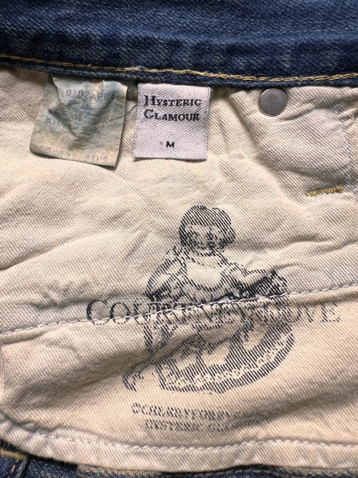Hysteric Glamour Hysteric Glamour Courtney Love Denim Size US 31 - 11 Thumbnail