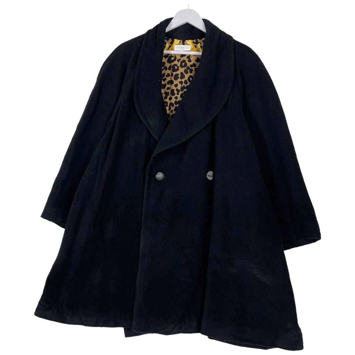 Japanese Brand × Other 💥STELLETTA LEOPARD LUXURY DESIGN BAGGY TRENCH COAT Size M / US 6-8 / IT 42-44 - 3 Thumbnail