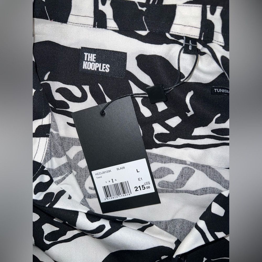 The Kooples The Kooples Black & White Panther Print Shirt – NWT – Large Size US L / EU 52-54 / 3 - 4 Thumbnail