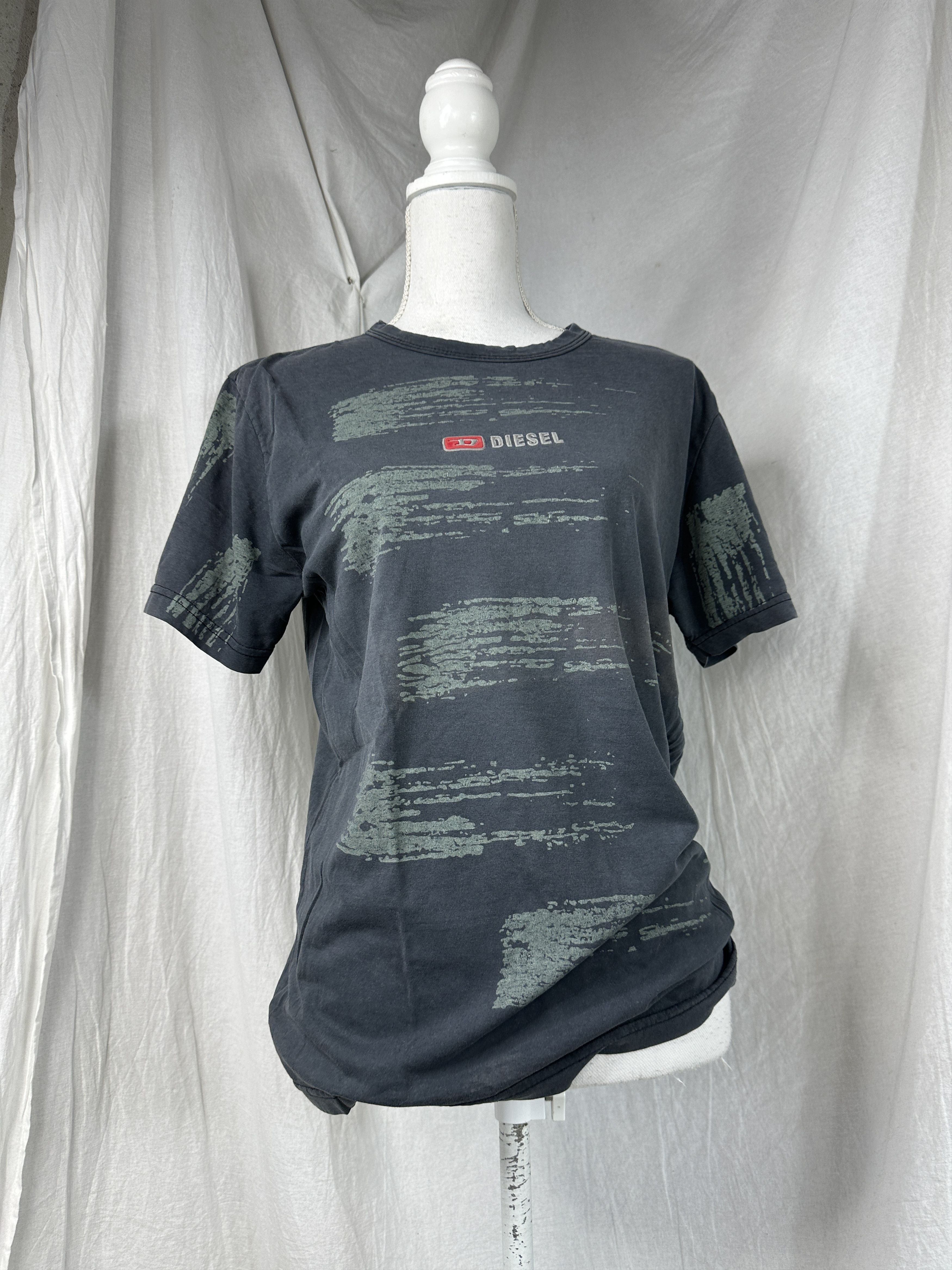 Diesel × Vintage Vintage Streetwear Grunge Biker Diesel T-shirt 00s Size US M / EU 48-50 / 2 - 1 Thumbnail