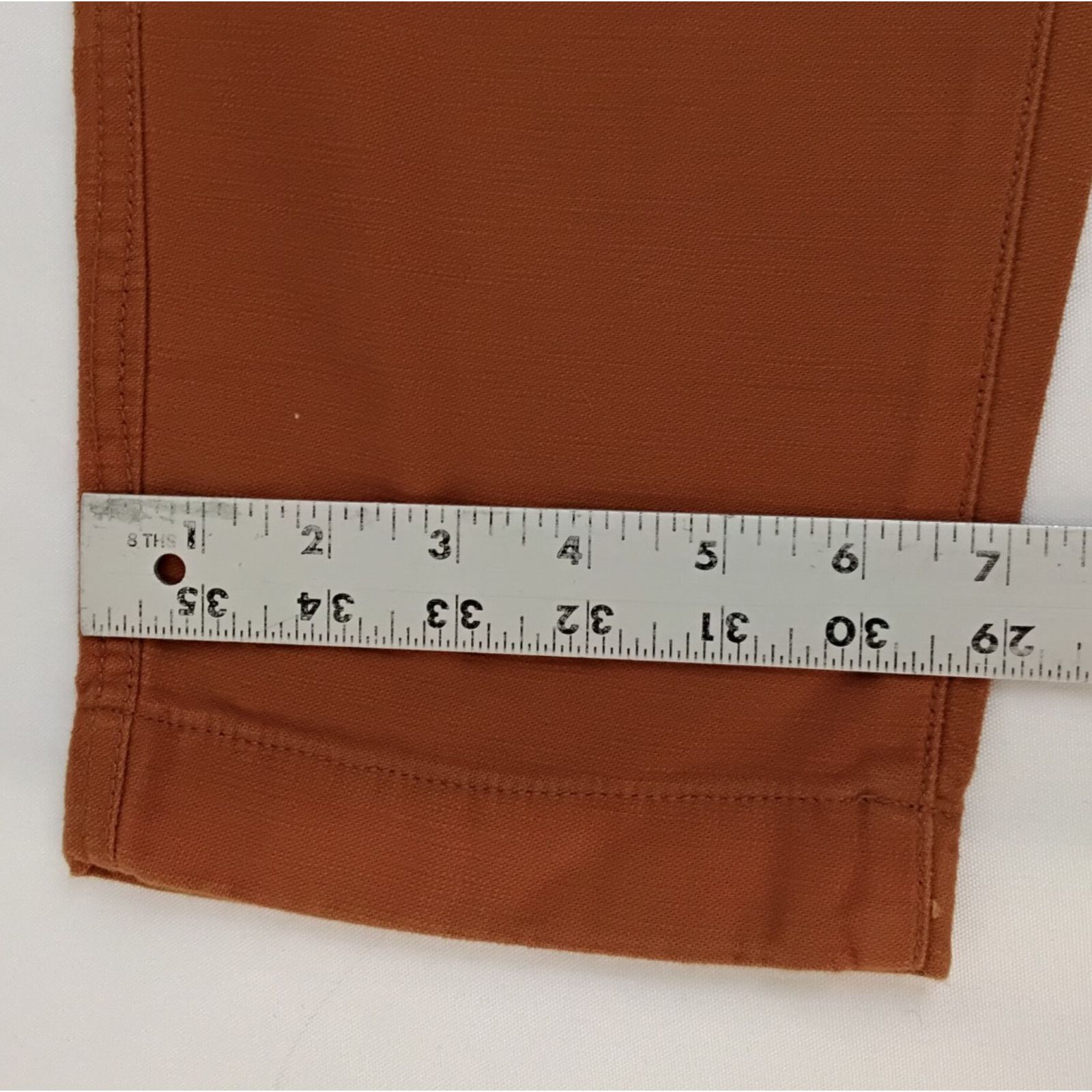 J.Crew J. Crew Straight Pant Women 00 (26"x27") Orange Trouser NWT Size 24" / US 00 / IT 34 - 13 Thumbnail