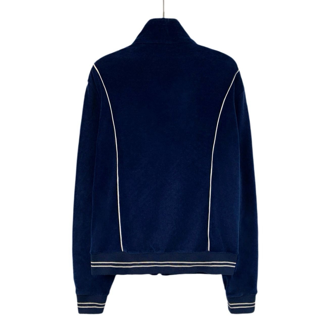 Celine Celine Paris Deep Blue Cotton Blend Zip-Up Jacket XS With Ar Size XS / US 0-2 / IT 36-38 - 8 Thumbnail