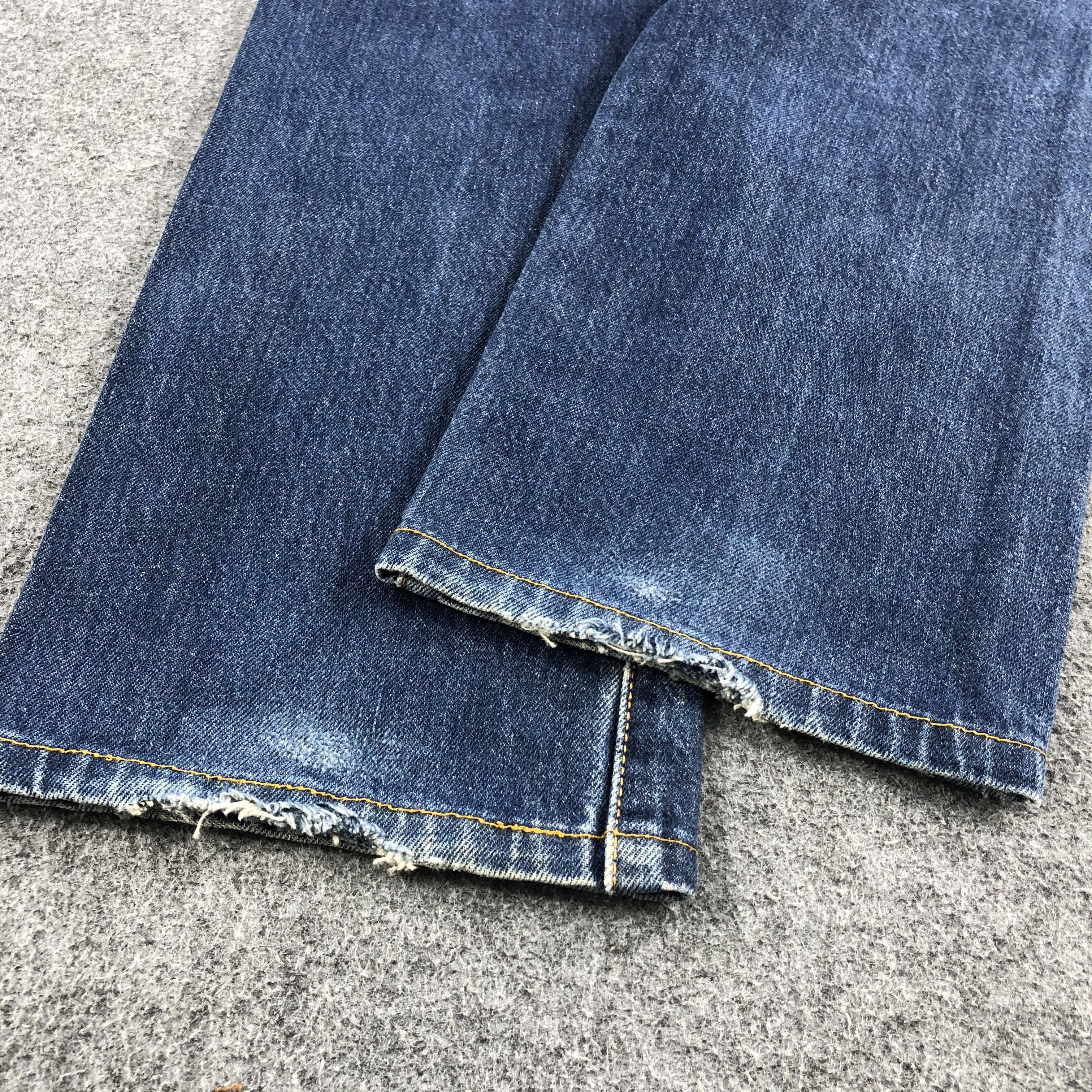 Levi's Vintage Levis 501 Jeans Blue Washed Denim KJ466 Size US 29 - 6 Thumbnail