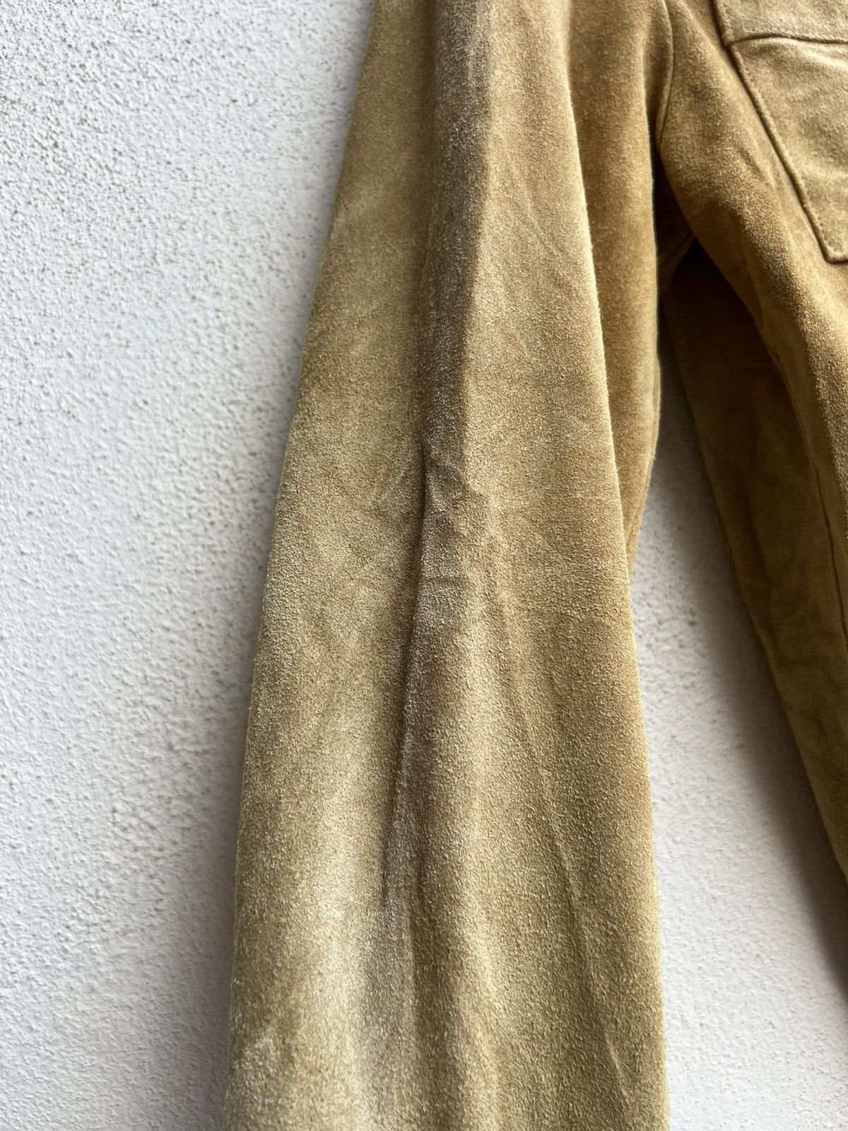 Leather RARE! Vintage Vent Couvert Paris Patina Suede Leather Shirt Size US M / EU 48-50 / 2 - 12 Thumbnail