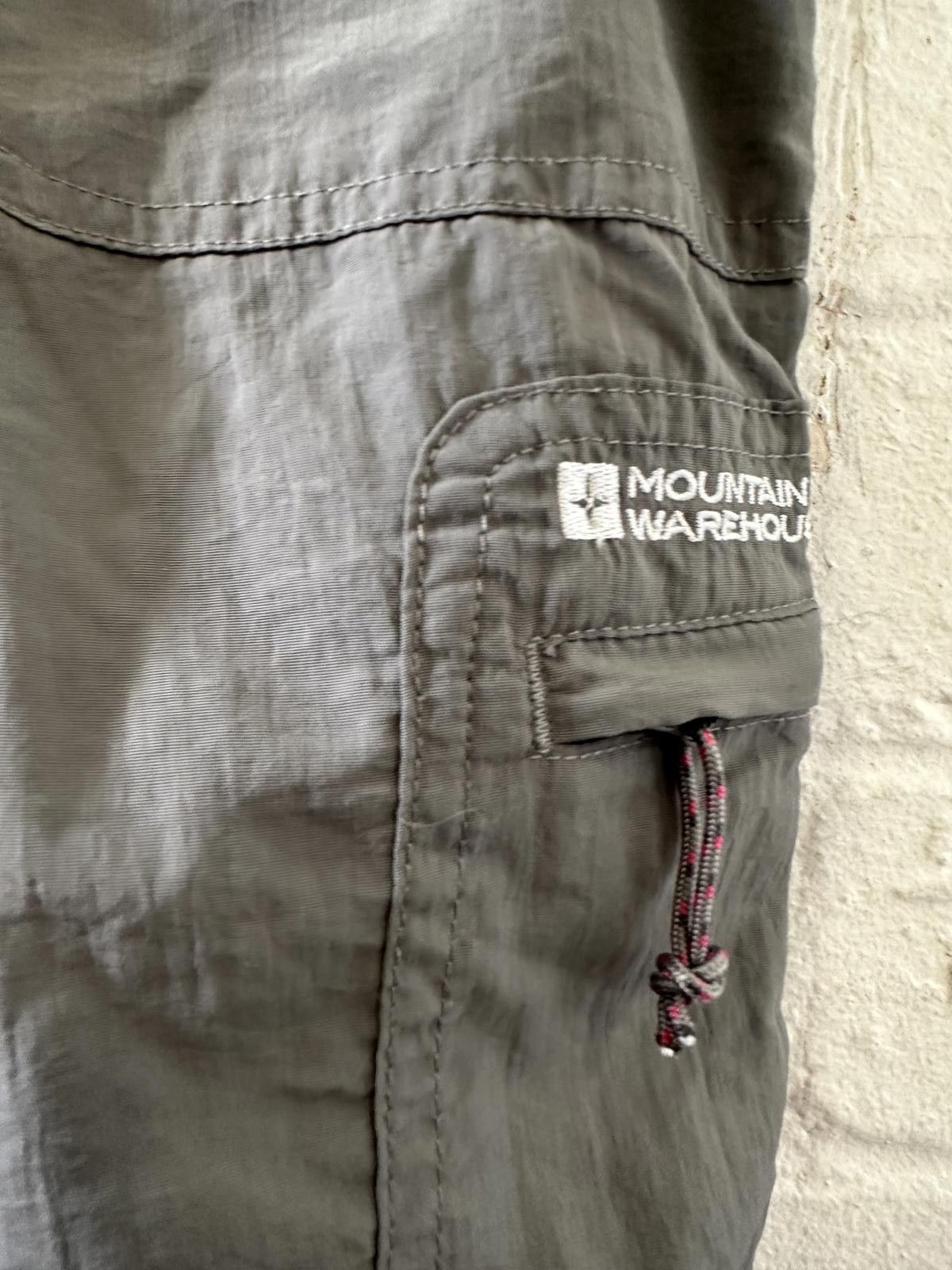 Designer Men's Gray Cargo Pants by Mountain Warehouse Size US 32 / EU 48 - 3 Thumbnail