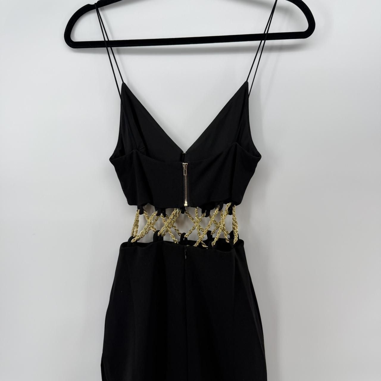 Meshki Gold Chain Maxi Dress