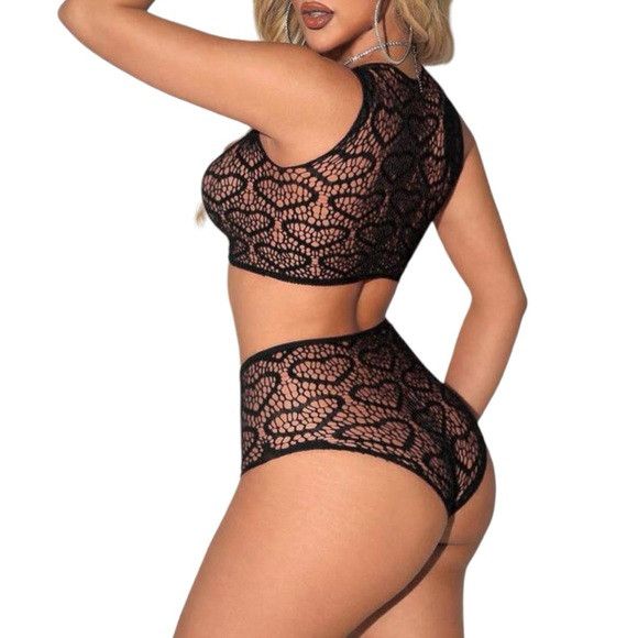 The Unbranded Brand 2pcs/Set Women Wireless Mesh Bra Set Size ONE SIZE - 2 Thumbnail