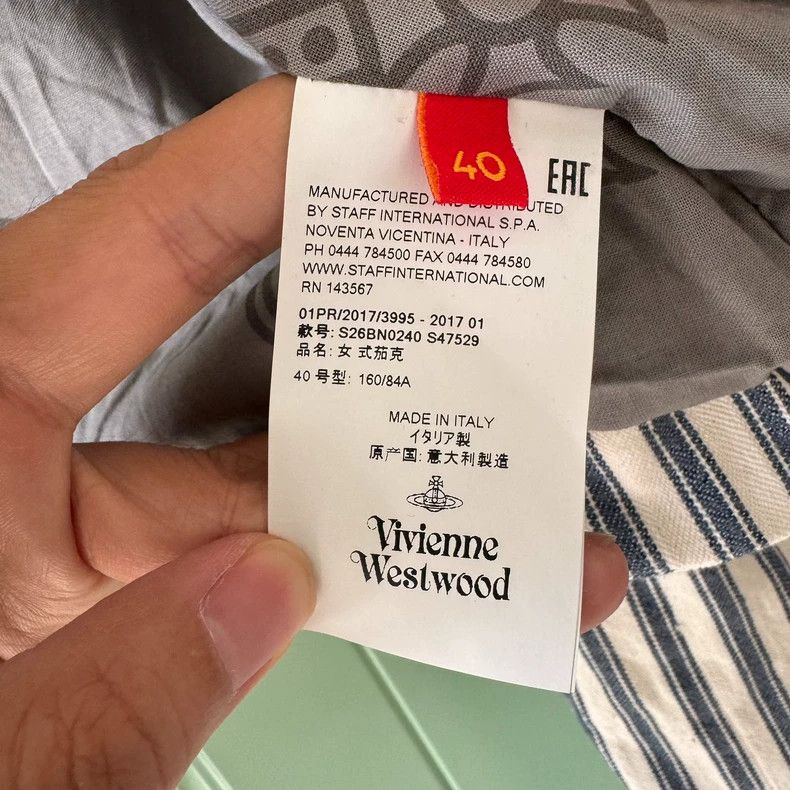 Vivienne Westwood Vivienne Westwood size40 Love printed black and white strip Size M / US 6-8 / IT 42-44 - 4 Thumbnail