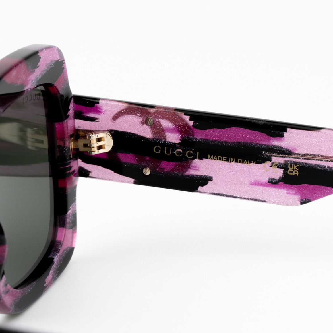 Gucci NEW Gucci GG1547S 003 Black Women Square Sunglasses Size ONE SIZE - 7 Thumbnail
