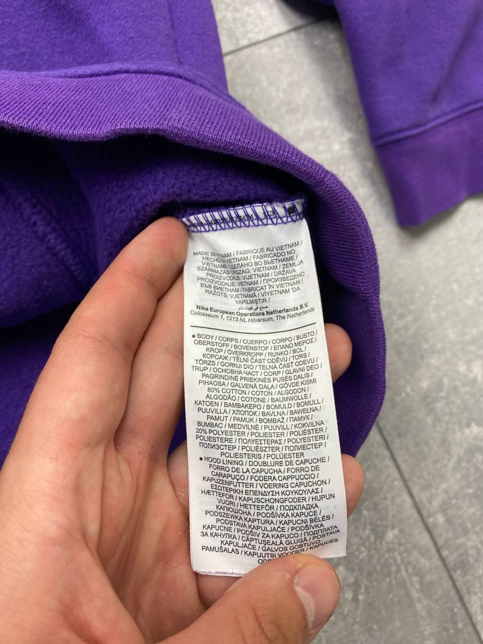 NBA Los Angeles Lakers Nike Hoodie Size US XXL / EU 58 / 5 - 6 Thumbnail