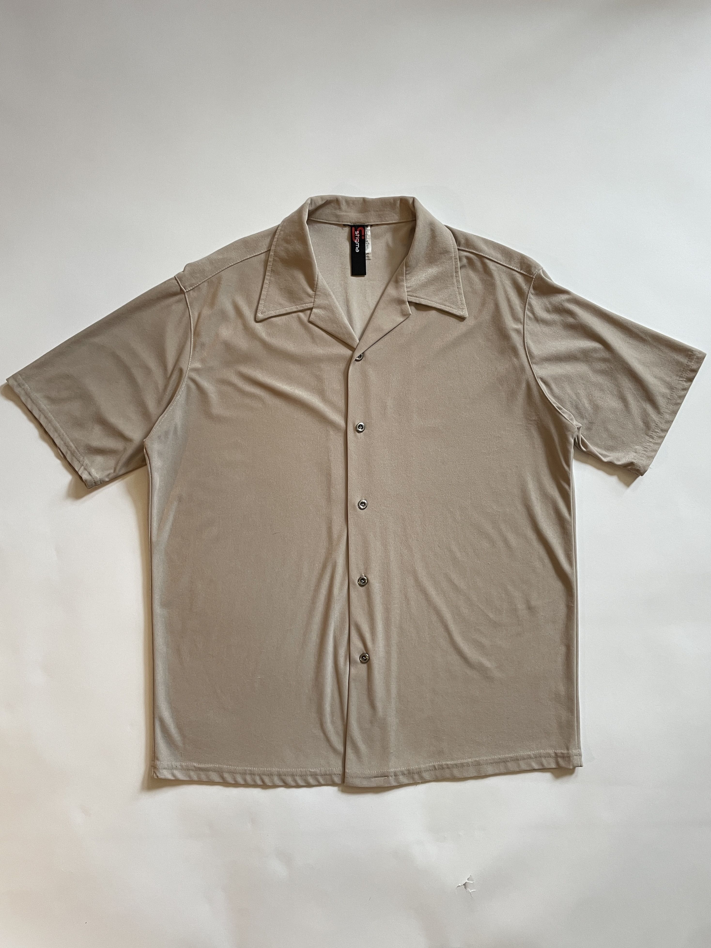 Vintage 1990s Y2K Stigma Camp Collar Charlie Sheen Skate Shirt Size US M / EU 48-50 / 2 - 1 Thumbnail