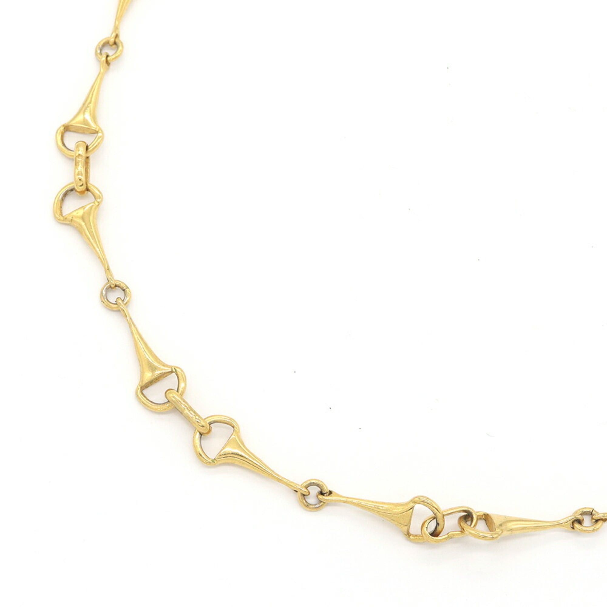 Celine Celine Necklace, Gold Metal Horsebit, Old Classic, Women's Size ONE SIZE - 1 Thumbnail
