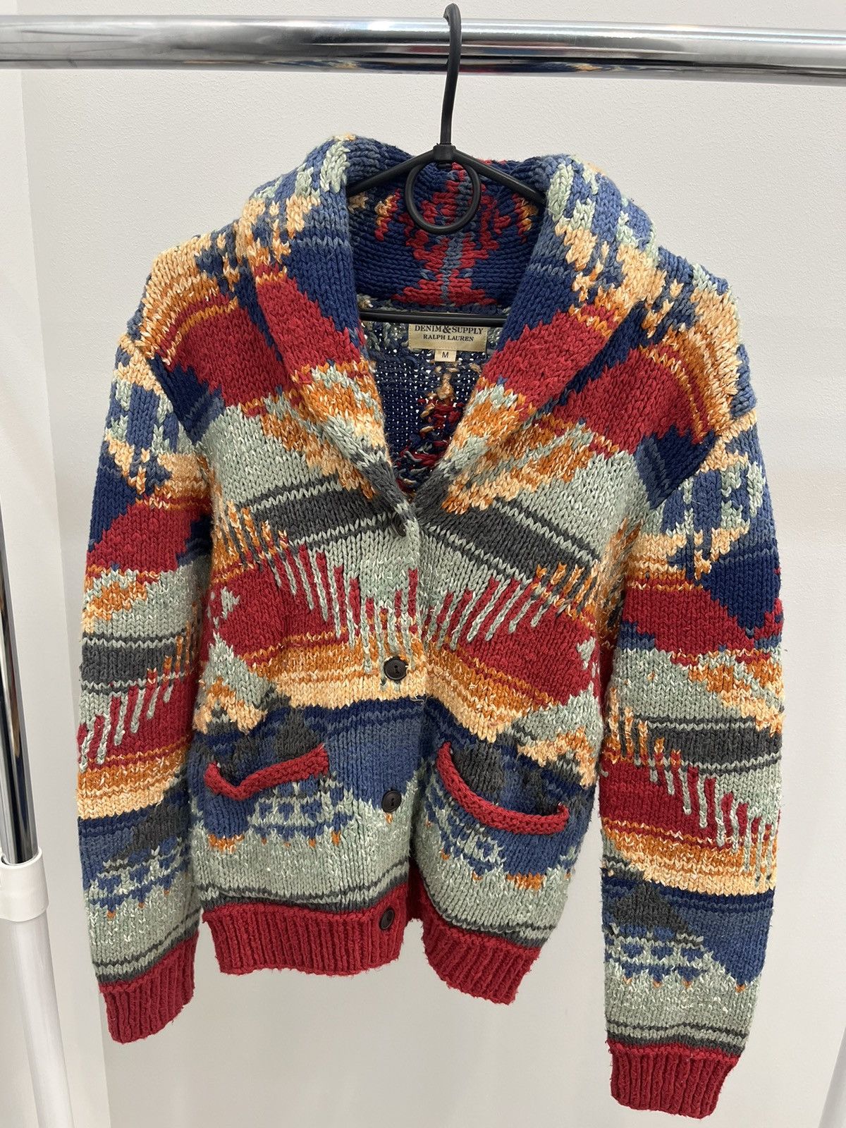 Polo Ralph Lauren for men high quality southwestern aztec cardigan sweater XL Extra Large