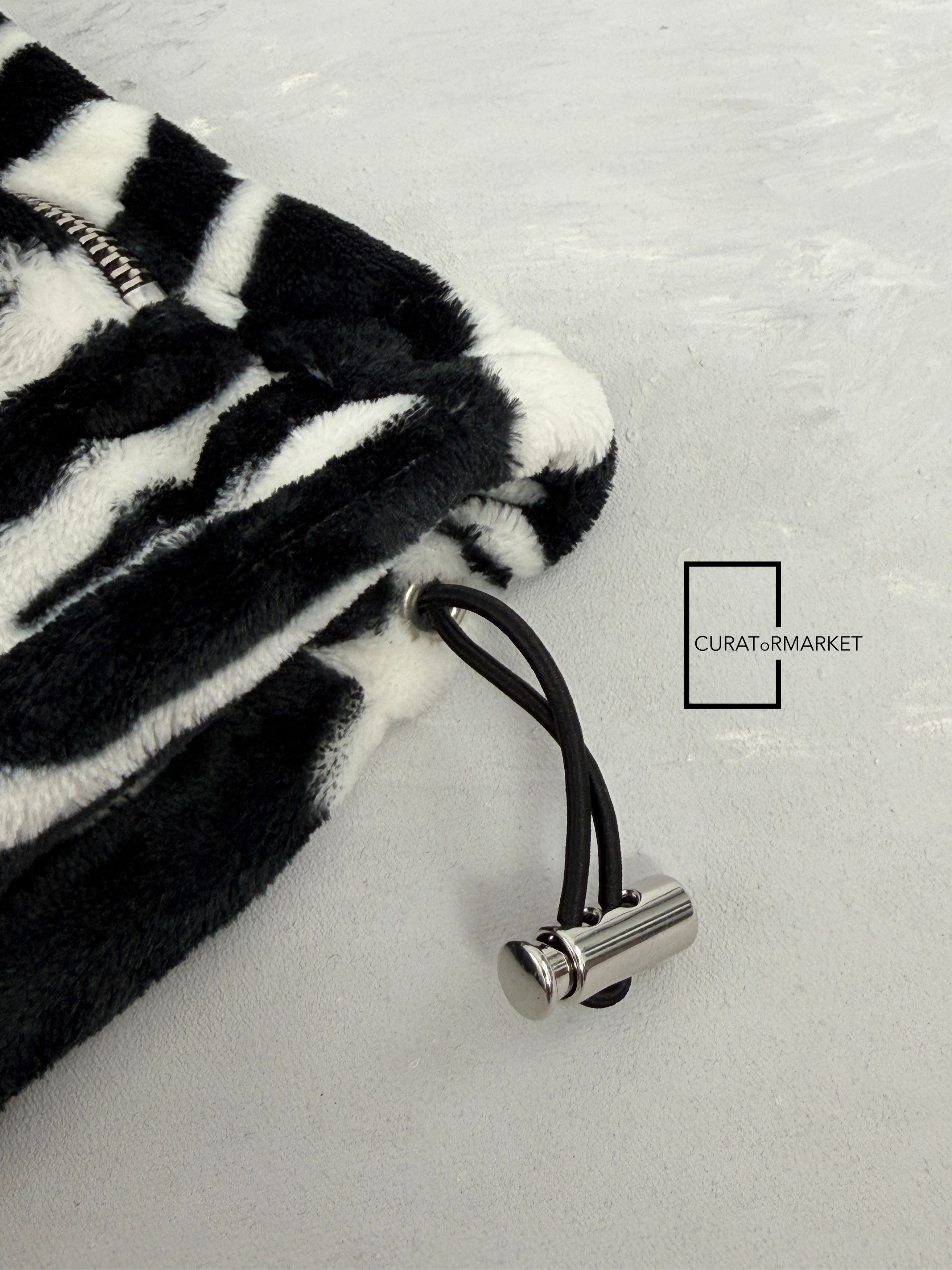 Vetements RARE Runway Zebra Print Fleece Zip Side Pocket Jacket SS23 Size US L / EU 52-54 / 3 - 15 Thumbnail