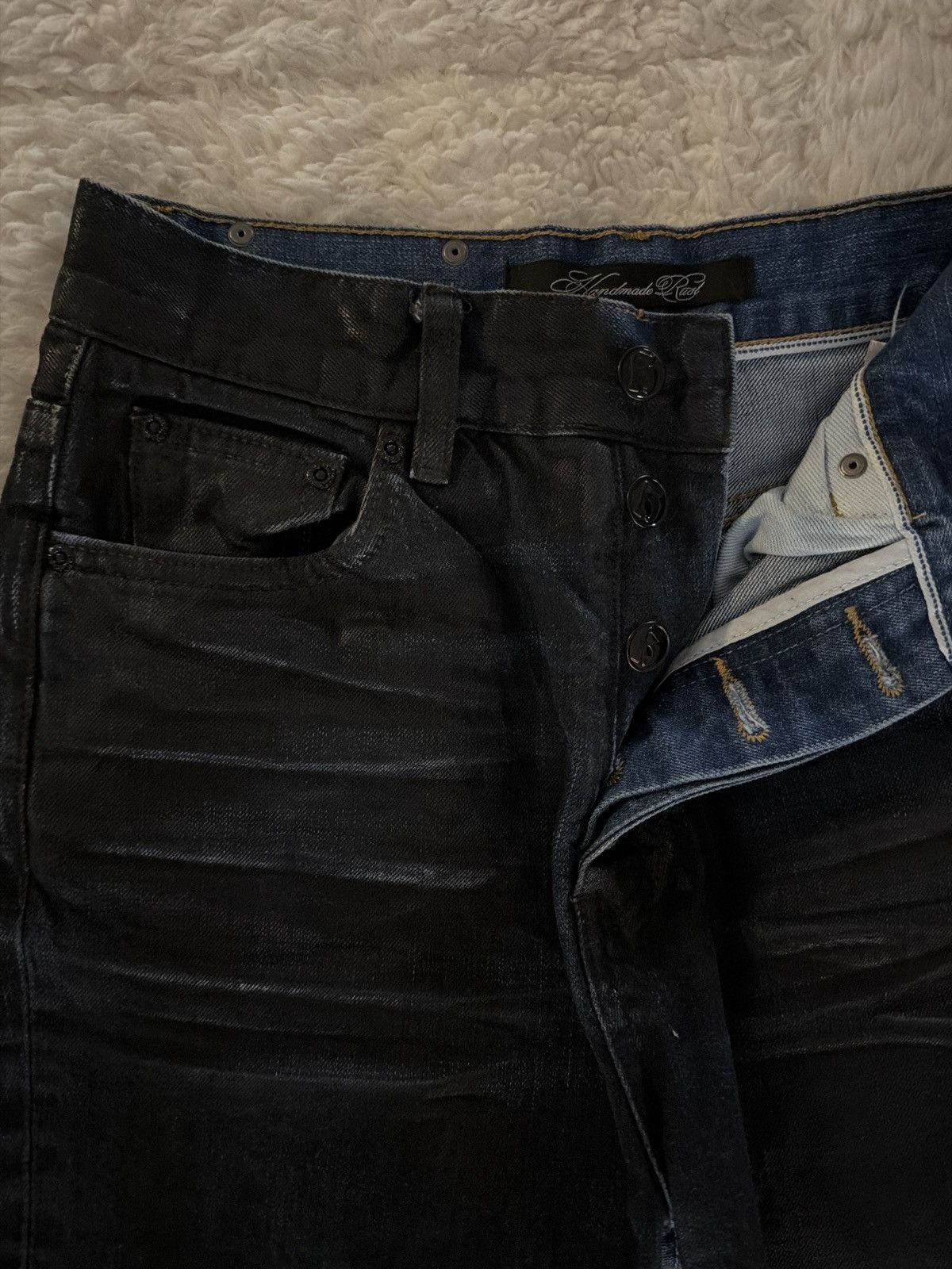 Other handmade rust waxed denim Size US 28 / EU 44 - 5 Thumbnail