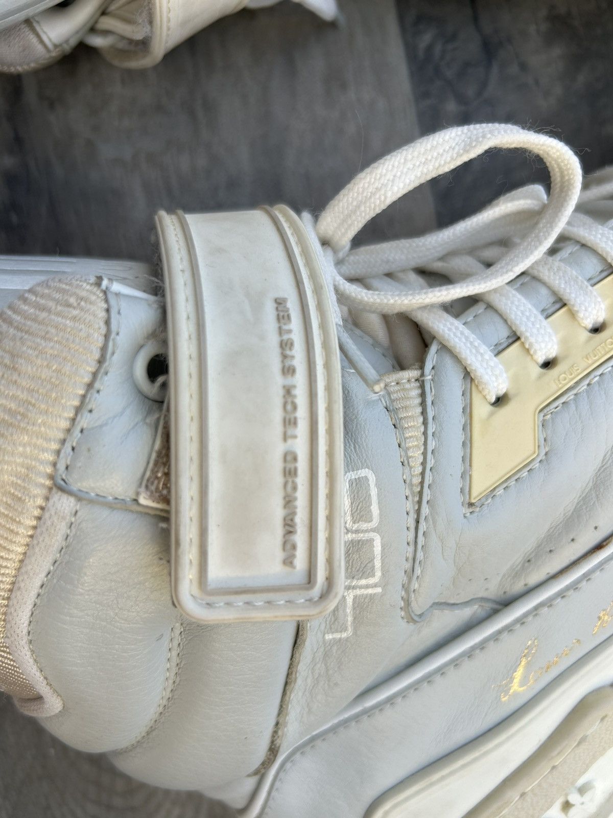 Louis Vuitton Louis Vuitton x Virgil Abloh High Top Trainer Sneakers. Size US 7 / EU 40 - 7 Thumbnail