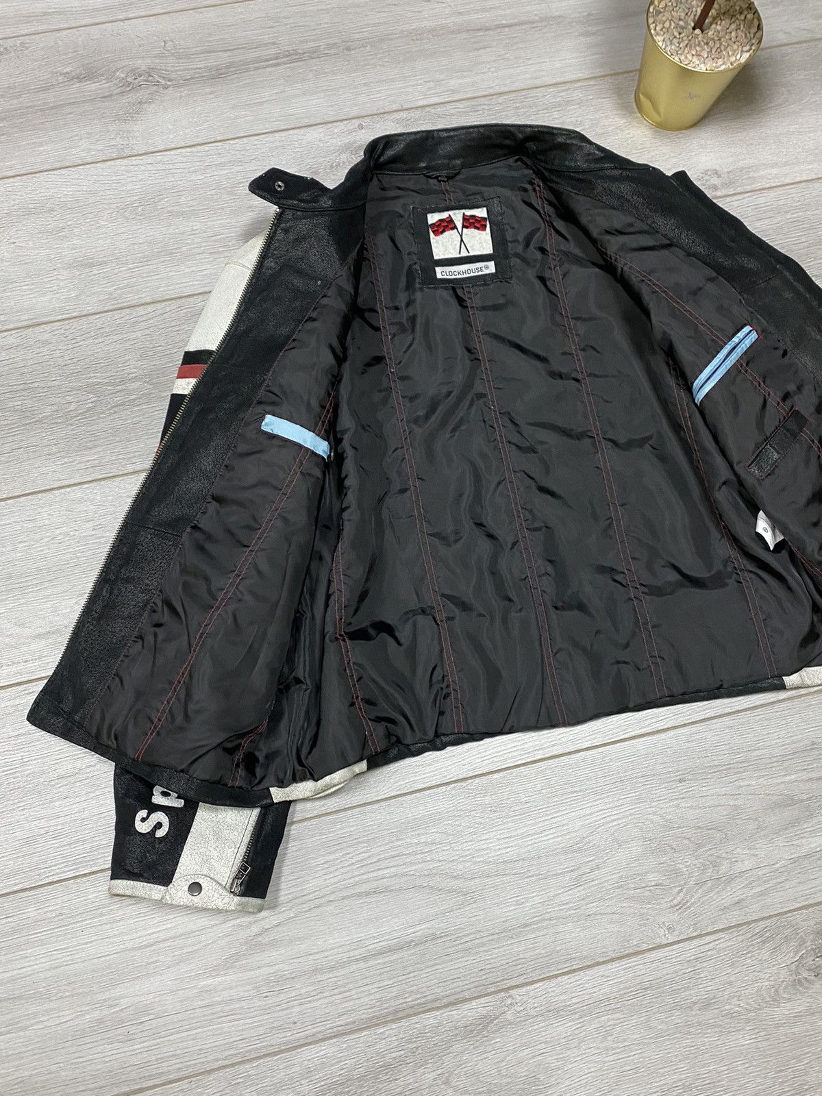 Vintage Bike Team vintage leather racing jacket Size US XL / EU 56 / 4 - 6 Thumbnail