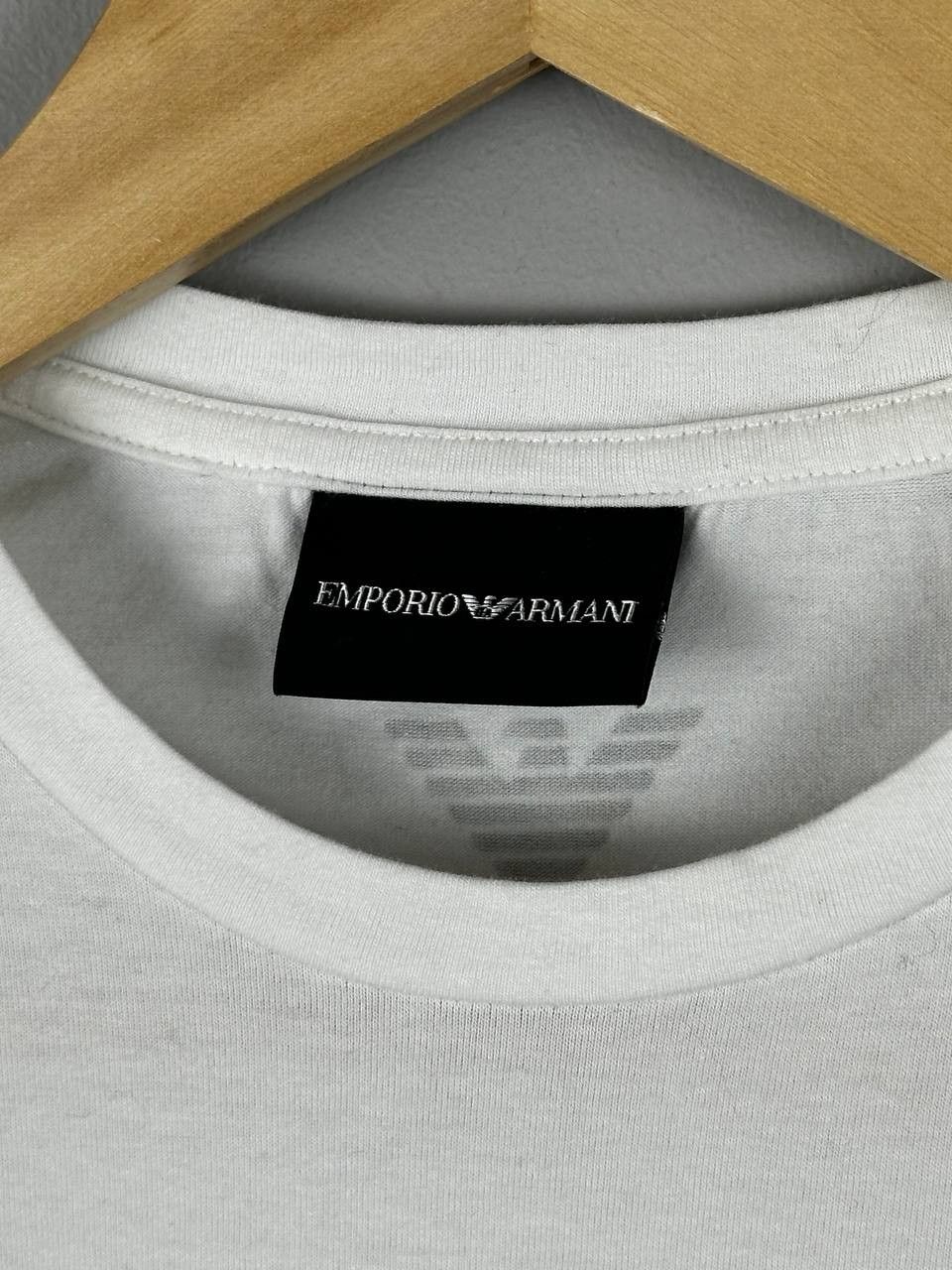 Emporio Armani Luxury Emporio Armani Big Logo White T Shirt Size S / US 4 / IT 40 - 5 Thumbnail