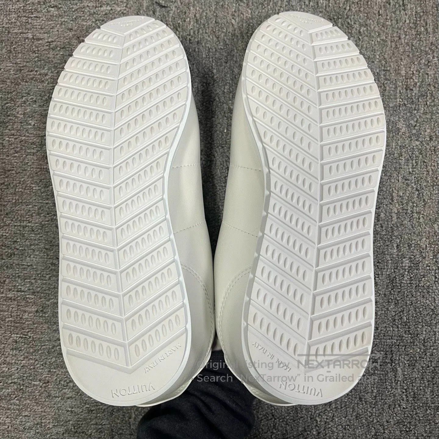 Louis Vuitton louis vuitton white low-top casual sneakers. Size US 10 / EU 43 - 4 Thumbnail