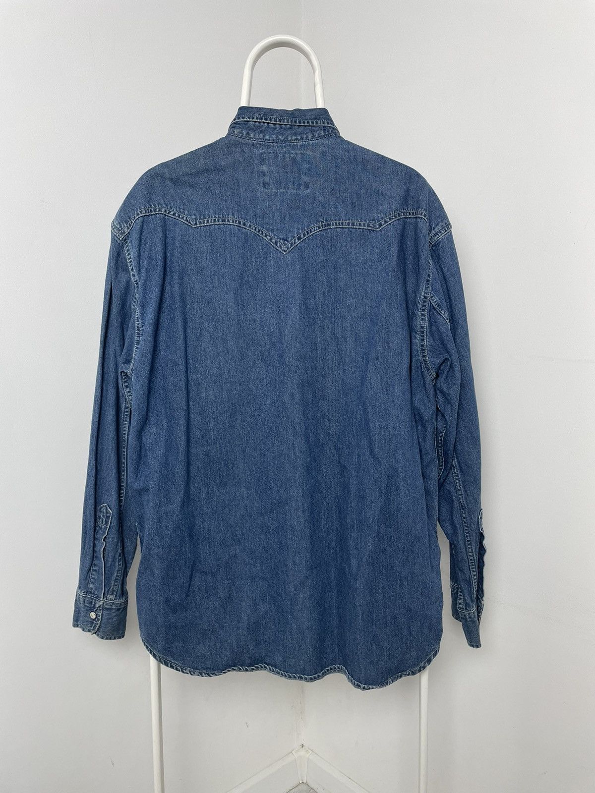 Levi's × Levi's Vintage Clothing Levis Vintage Very rare 80s Shirt black Cowboy style pocket Size US L / EU 52-54 / 3 - 3 Thumbnail