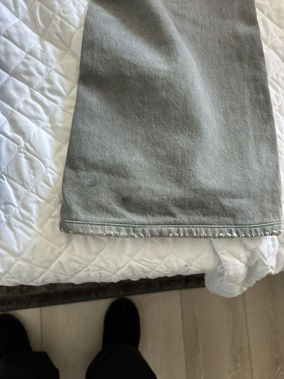 Acne Studios Acne Studios 1992m Desert Dust Destroyed Flared Denim Size US 30 / EU 46 - 9 Thumbnail