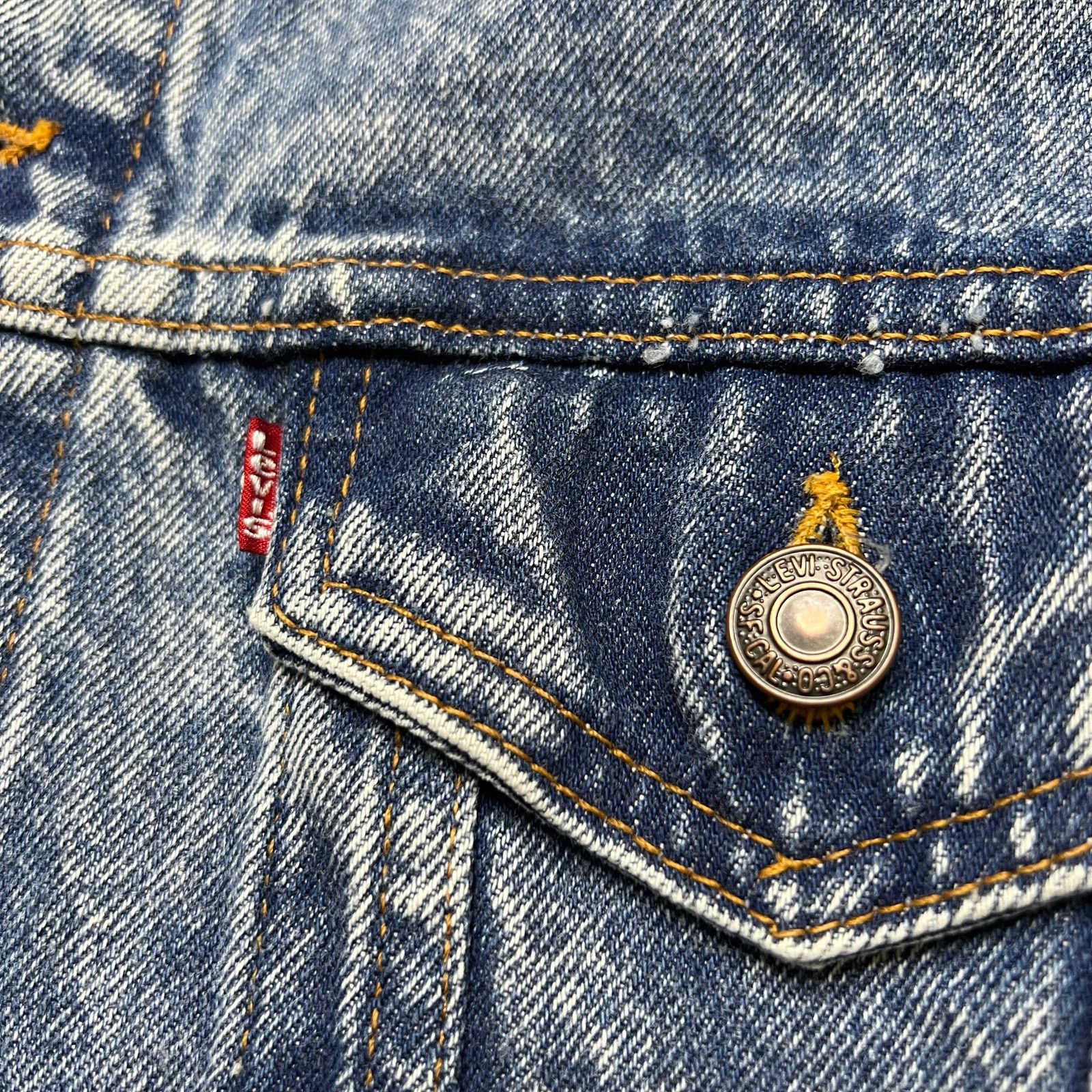 Levi's Vintage Levi’s 70507 Acid Wash Denim Trucker Jacket USA L Size US L / EU 52-54 / 3 - 14 Thumbnail